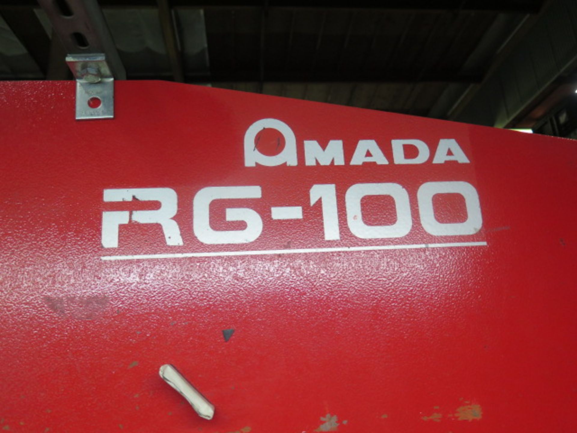 1997 Amada RG-100 100 Ton 10’ CNC Press Brake s/n 105696 w/ Amada NC9-EXII Controls, SOLD AS IS - Image 7 of 16