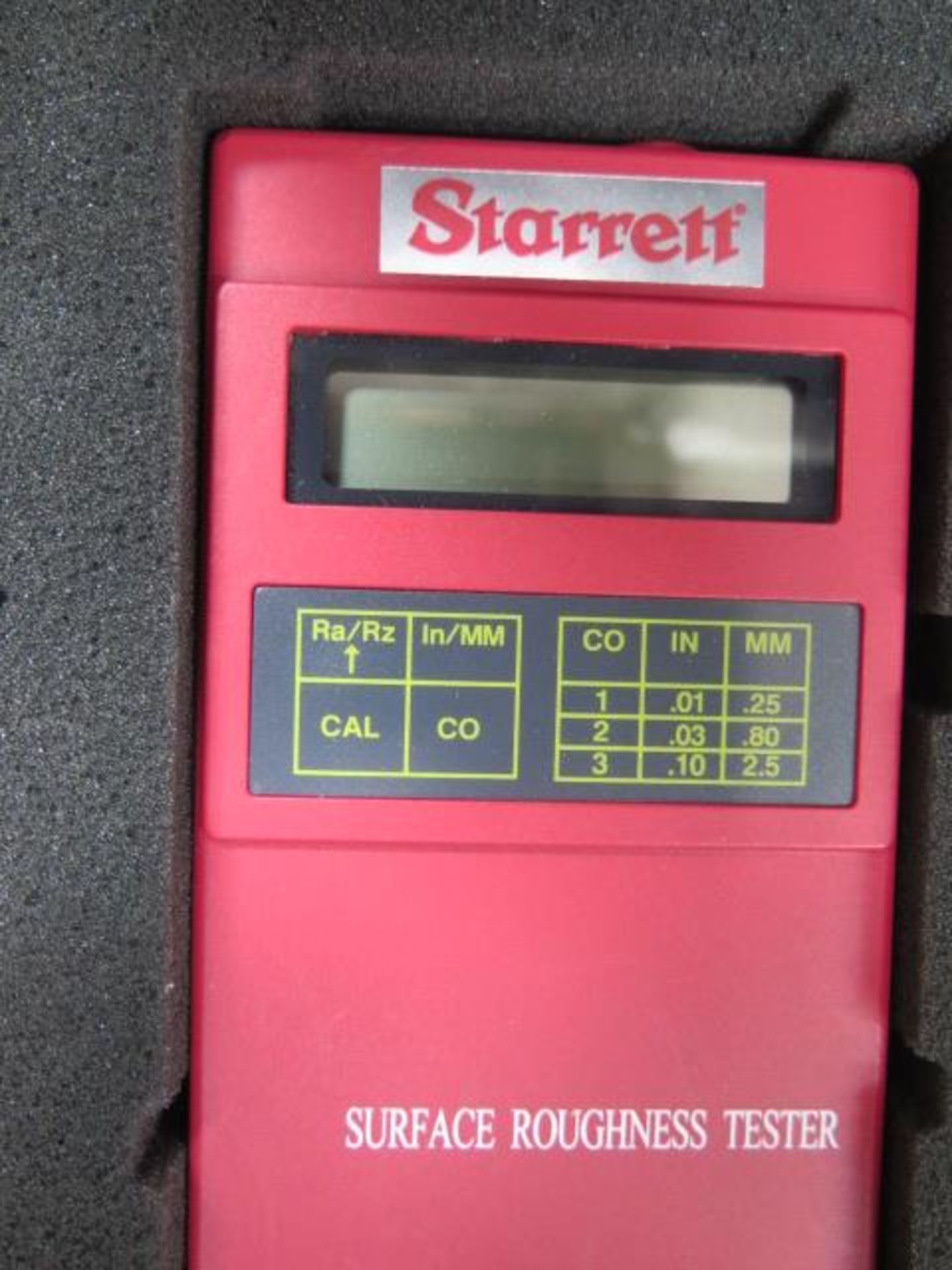 Starrett no. 3800 Digital Surface Roughness Gage (SOLD AS-IS - NO WARRANTY) - Image 5 of 5