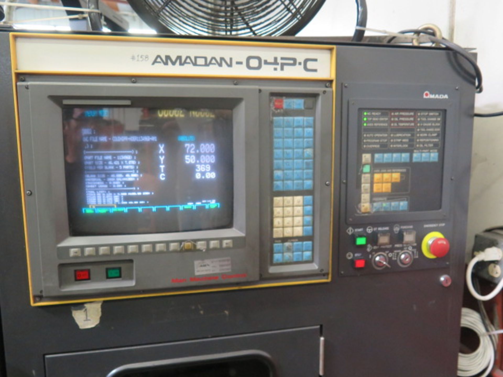 1998 Amada VIPROS 357 QUEEN 30 Ton CNC Turret Punch Press s/n 35730345 w/ O4P-C Controls, SOLD AS IS - Image 16 of 30