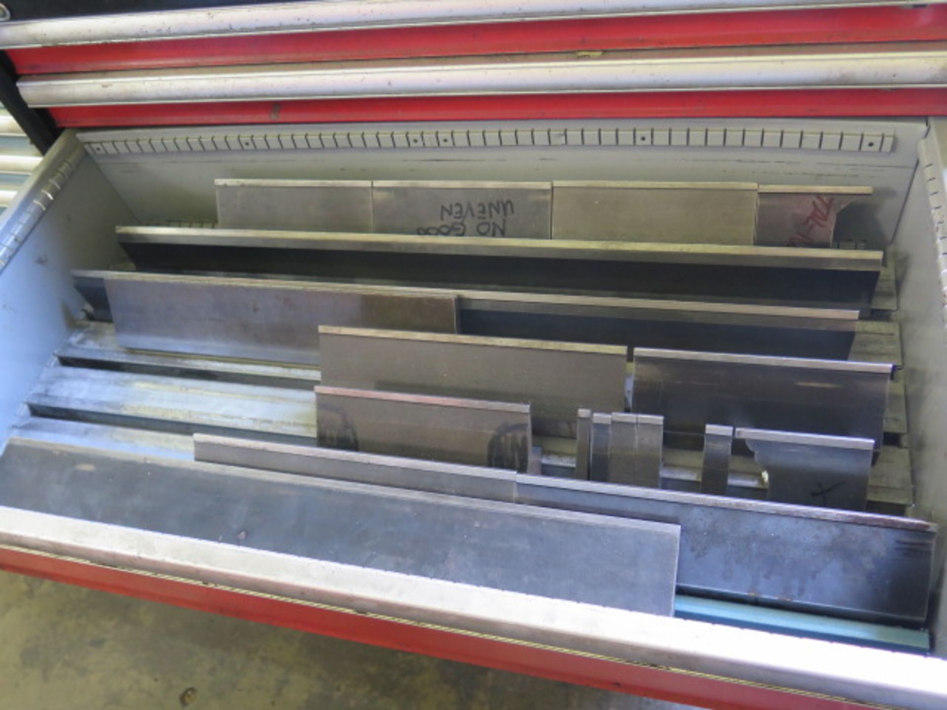 Amada Press Brake Tooling w/ Wilton Rolling Tooling Cabinet (SOLD AS-IS - NO WARRANTY) - Image 2 of 10