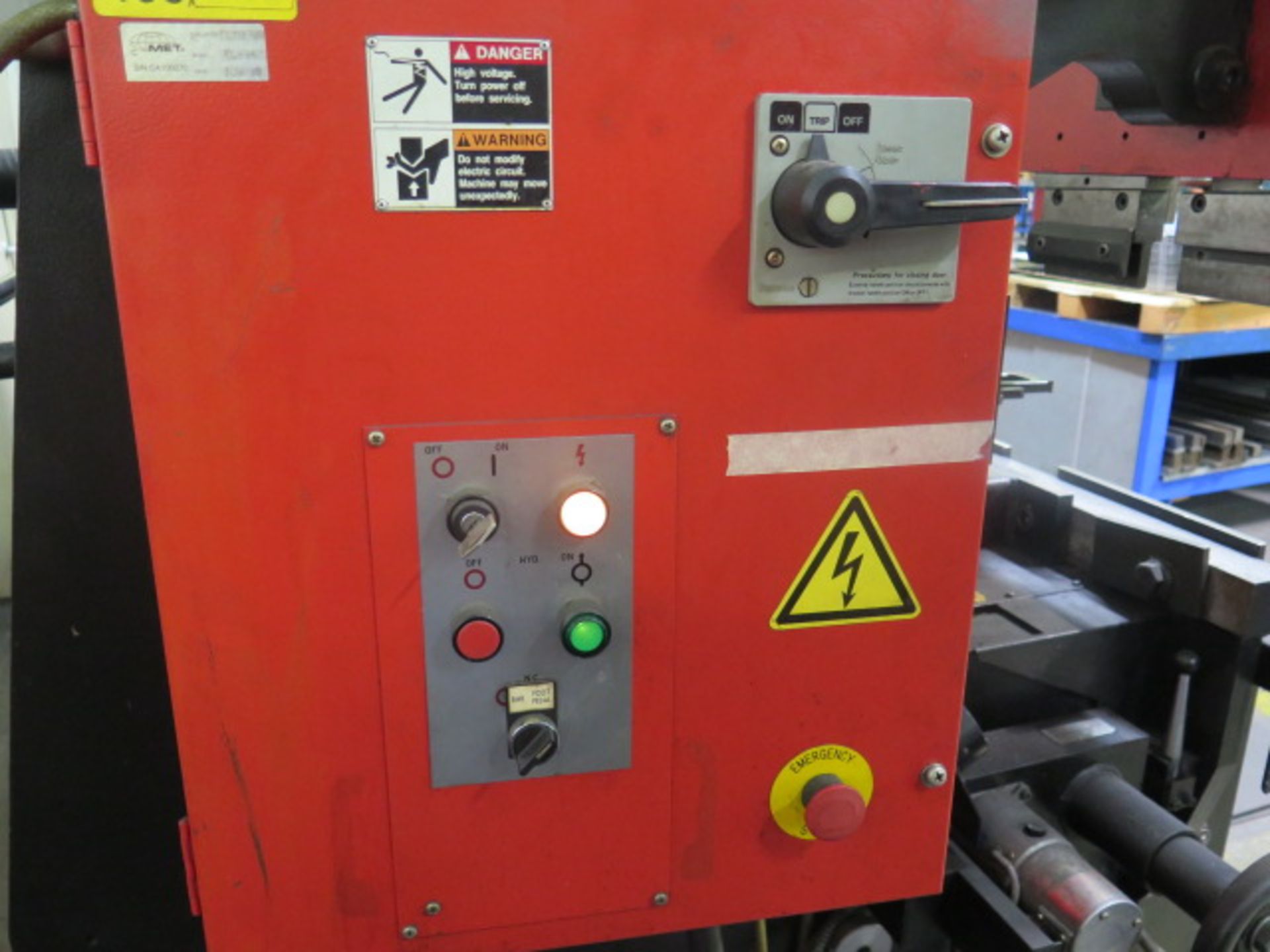 1998 Amada RG-80 80 Ton 8' CNC Press Brake s/n 811513 w/ Amada NC9-EXII Controls, SOLD AS IS - Image 14 of 17