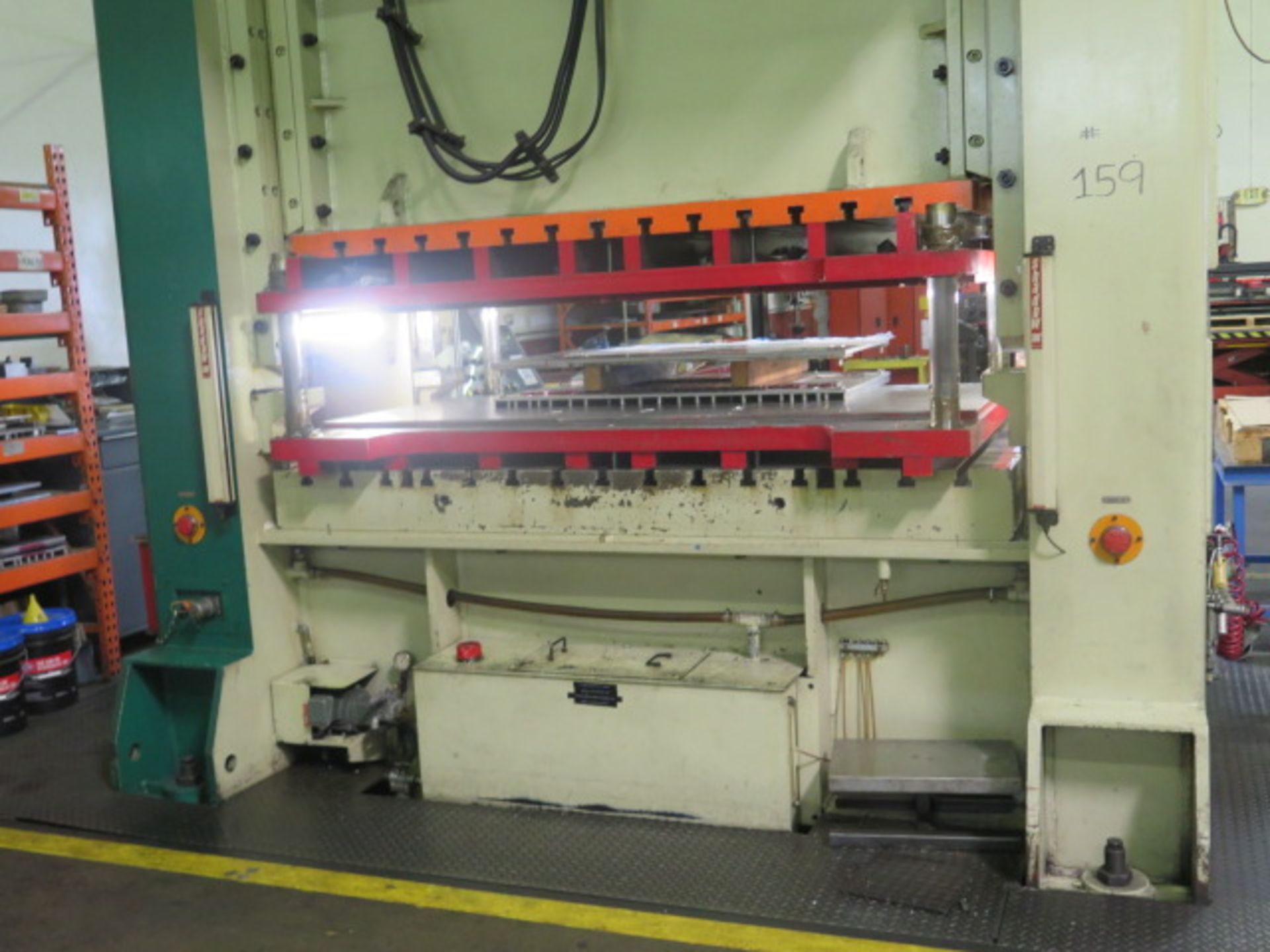 1997 Seyi HDS-275-H 275 Ton Gap Frame Double Crank Press s/n D275-045 w/ Seyi Controls, SOLS AS IS - Image 11 of 18