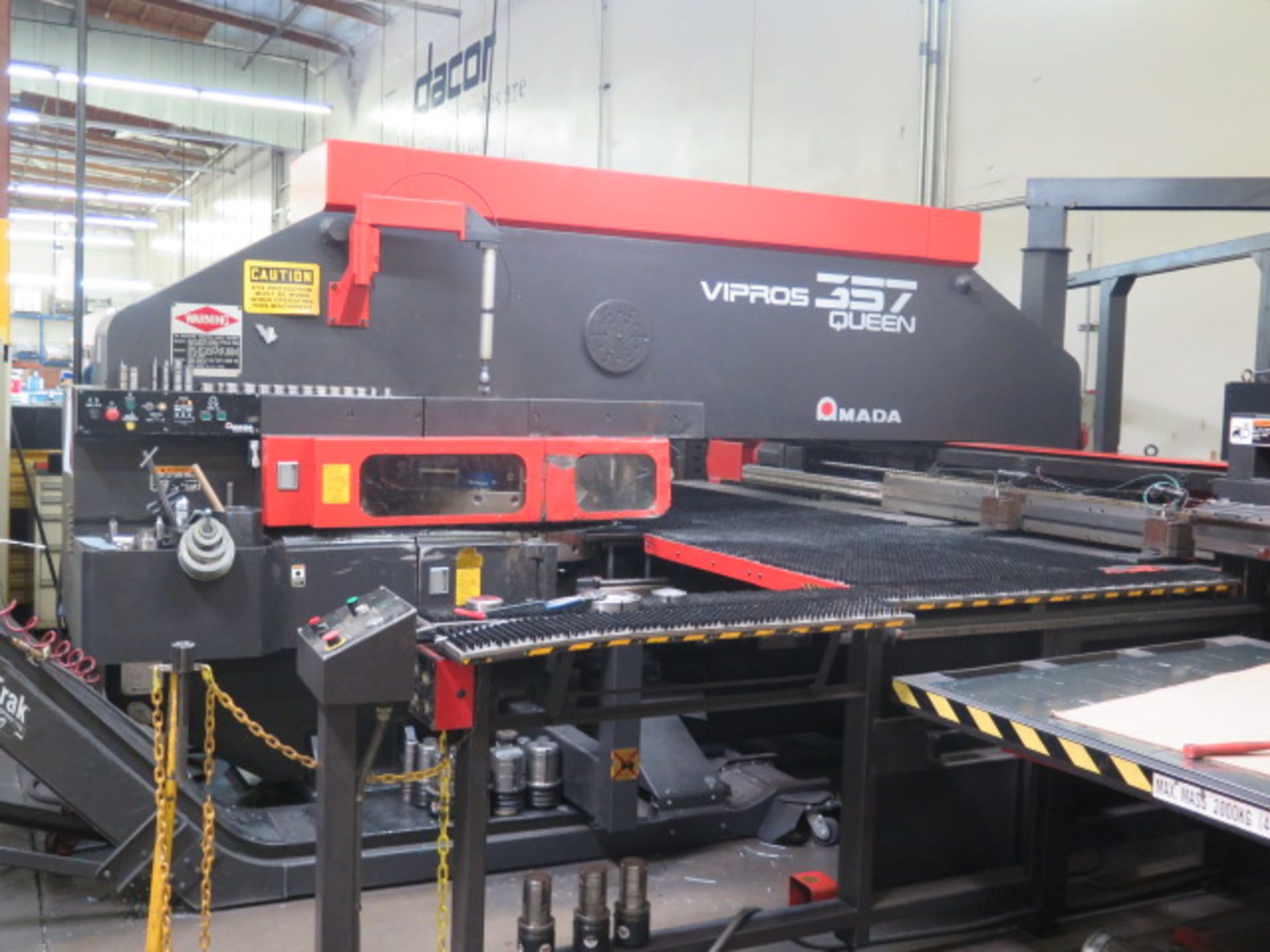 1998 Amada VIPROS 357 QUEEN 30 Ton CNC Turret Punch Press s/n 35730345 w/ O4P-C Controls, SOLD AS IS - Image 2 of 30