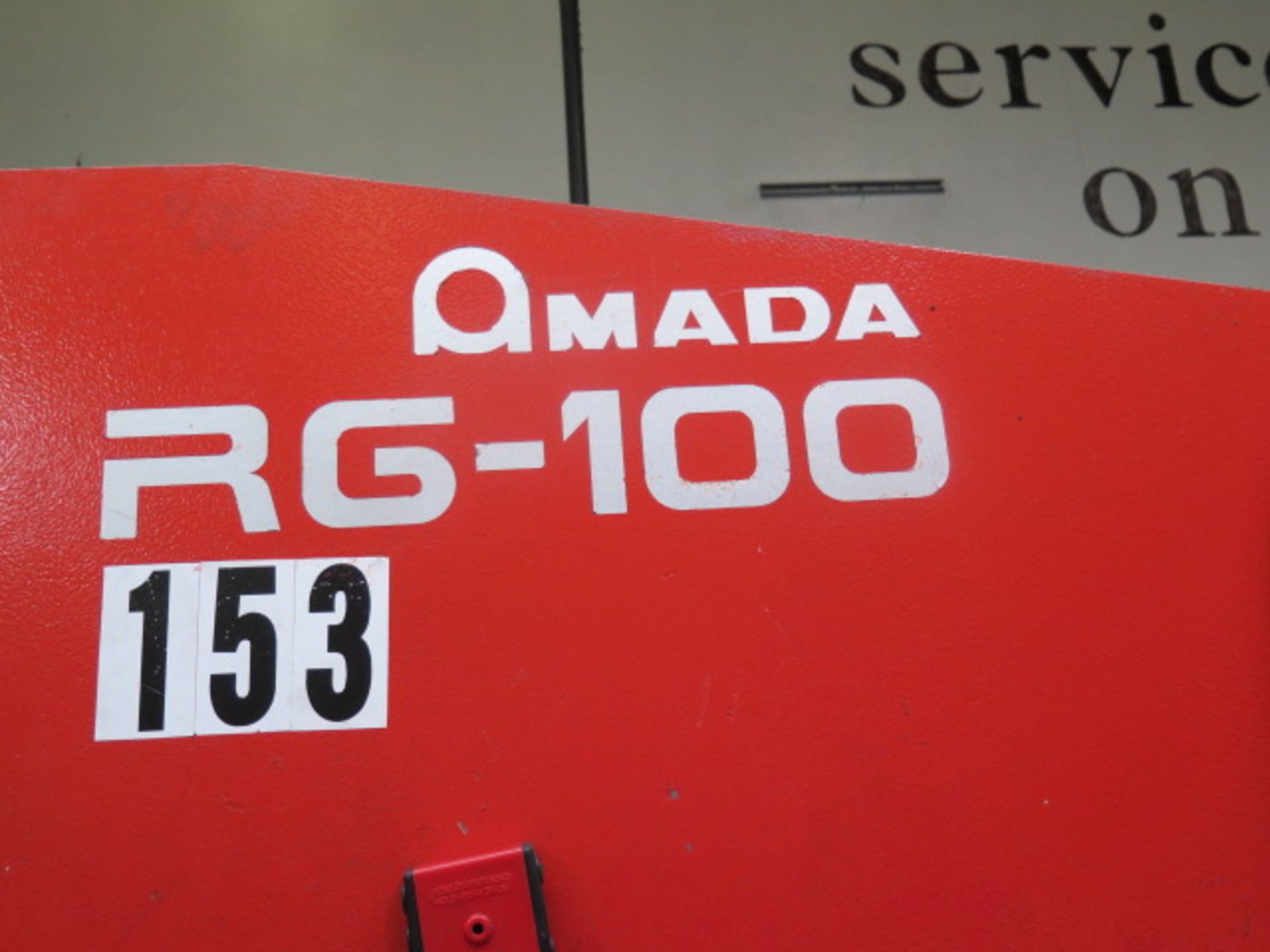 1997 Amada RG-100 100 Ton 10’ CNC Press Brake s/n 105695 w/ Amada NC9-EXII Controls, SOLD AS IS - Image 7 of 17