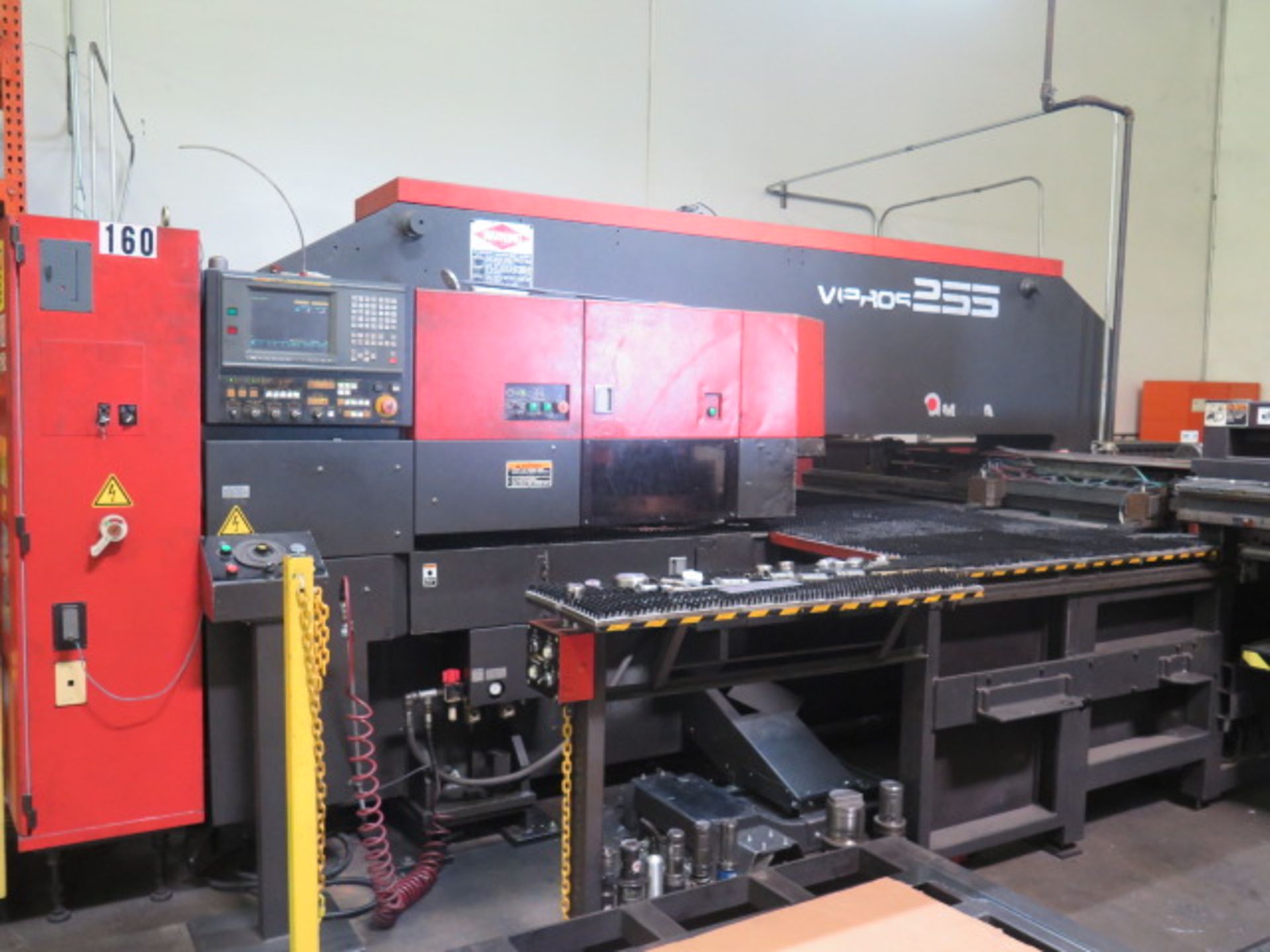 Amada VIPROS 255 30 Ton CNC Turret Punch Press w/ Fanuc 18-P Controls, 58-Station Turret, SOLD AS IS - Image 2 of 23