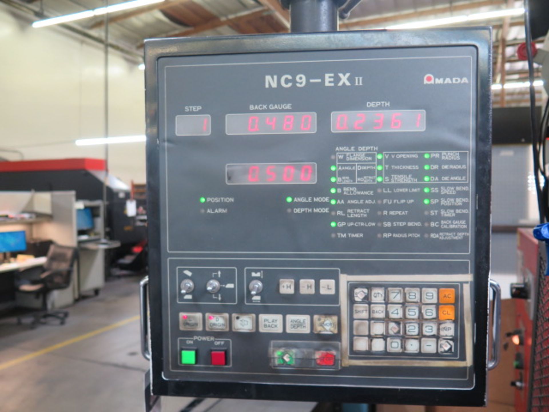 1997 Amada RG-100 100 Ton 10’ CNC Press Brake s/n 105696 w/ Amada NC9-EXII Controls, SOLD AS IS - Image 8 of 16