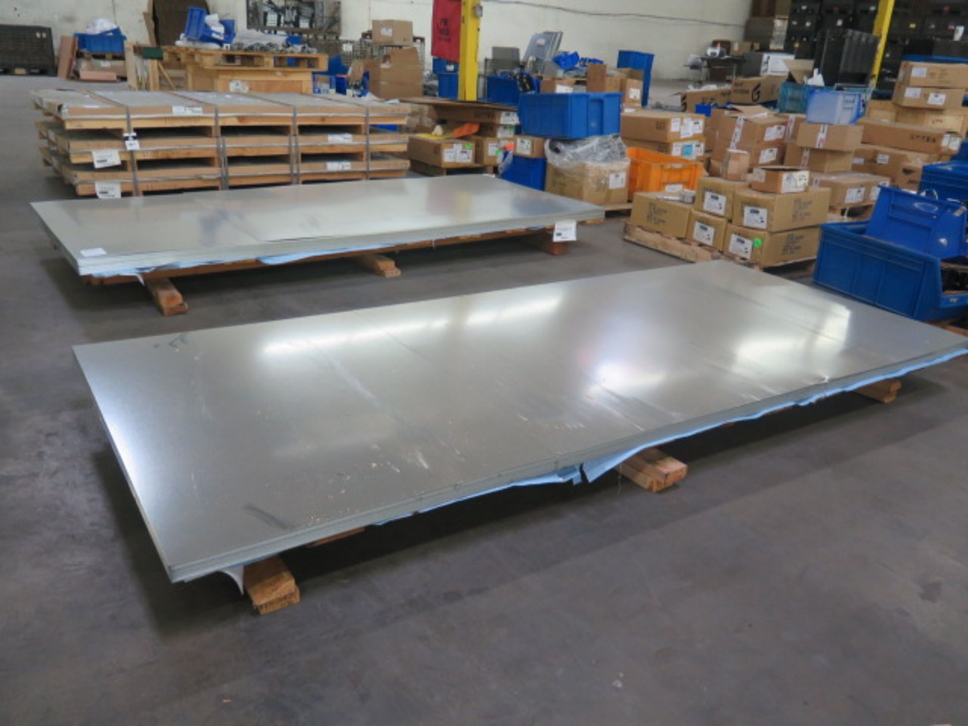 Galvanized 20GA 48" x 112" (approx 250 pcs) (SOLD AS-IS - NO WARRANTY)