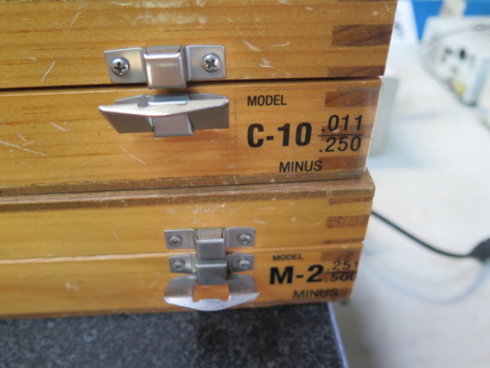 Meyer Pin Gage Sets Minus 0.011"-0.500", Plus 0.011"-0.500", Plus 22mm-1.50mm (7 Sets) (SOLD AS-IS - - Image 10 of 11