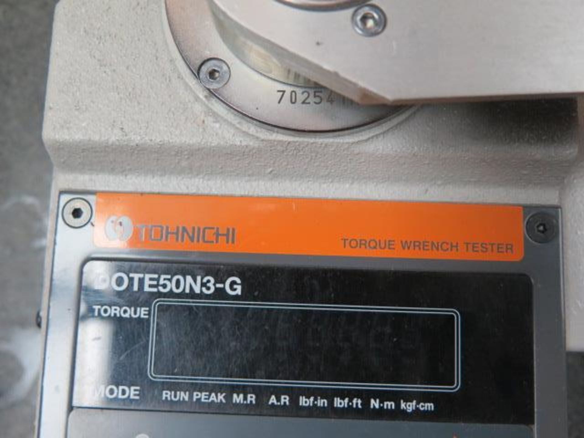 Tohnichi mdl. DOTE50N3-G Digital Torque Wrench Tester (SOLD AS-IS - NO WARRANTY) - Image 7 of 7