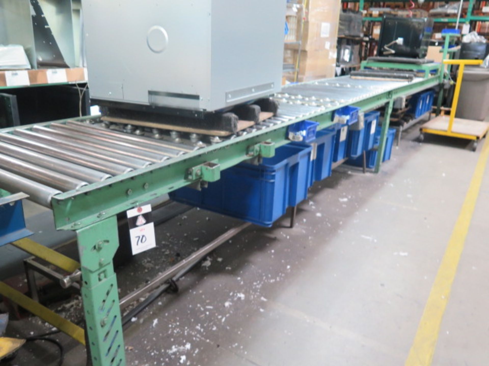 Roller and Ball Conveyor Line (SOLD AS-IS - NO WARRANTY)