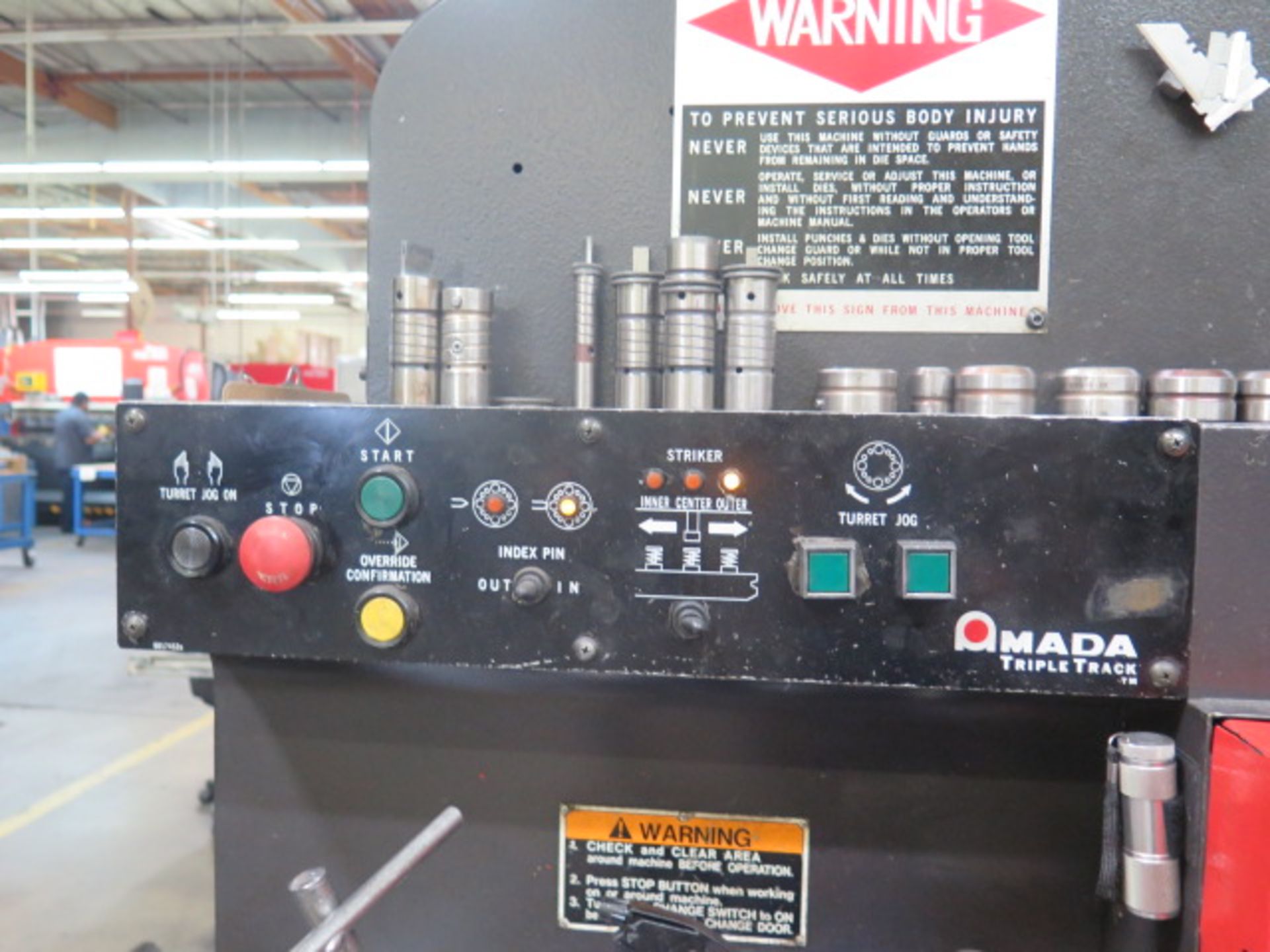 1998 Amada VIPROS 357 QUEEN 30 Ton CNC Turret Punch Press s/n 35730345 w/ O4P-C Controls, SOLD AS IS - Image 19 of 30