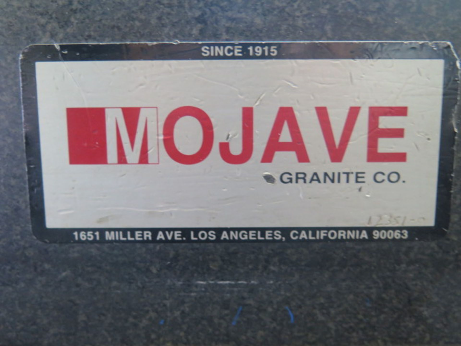 Mojave 48" x 48" x 6" Granite Surface Plate w/ Rolling Stand (SOLD AS-IS - NO WARRANTY) - Image 6 of 6