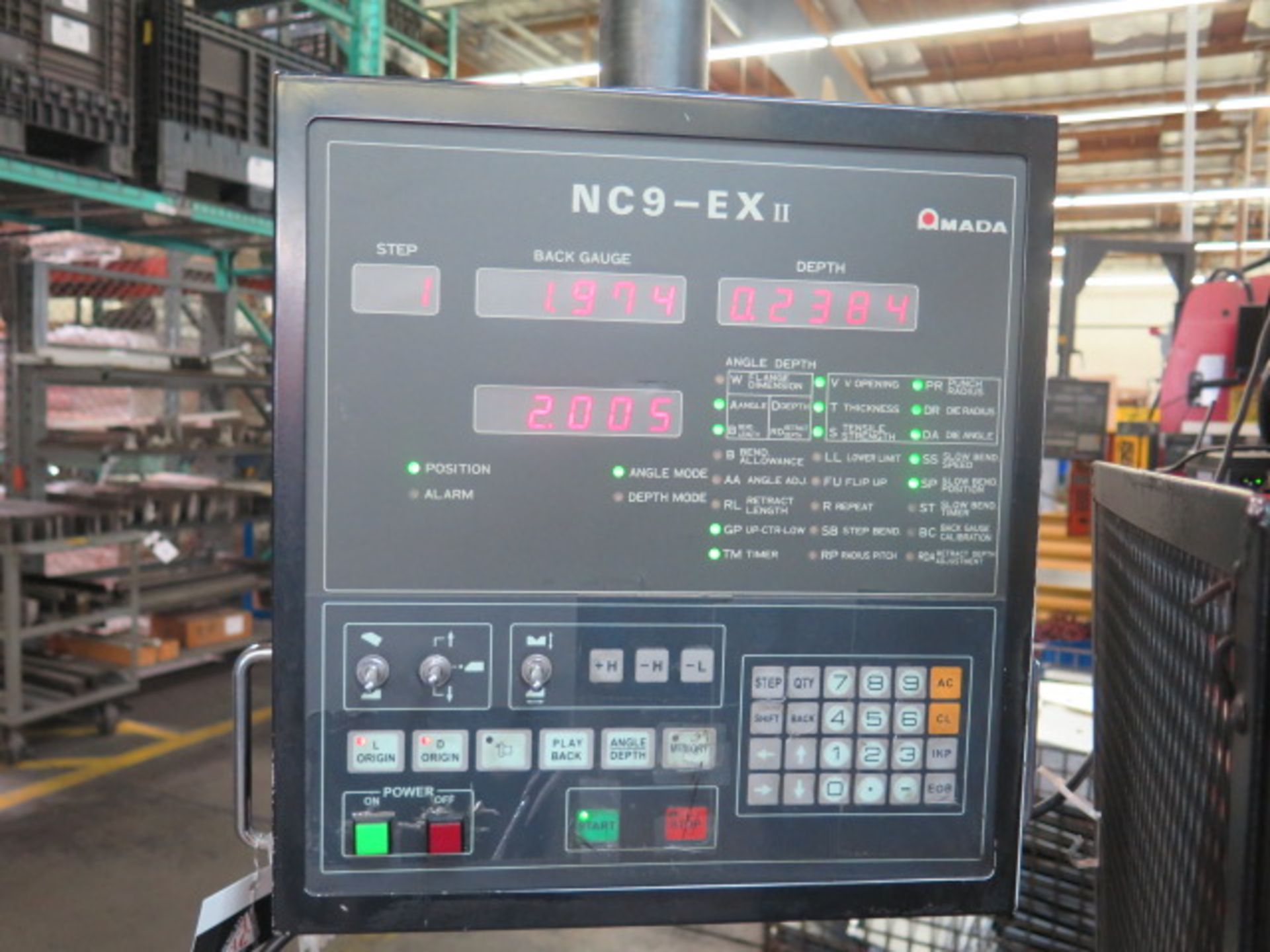 1997 Amada RG-100 100 Ton 10’ CNC Press Brake s/n 105659 w/ Amada NC9-EXII Controls, SOLD AS IS - Image 8 of 16