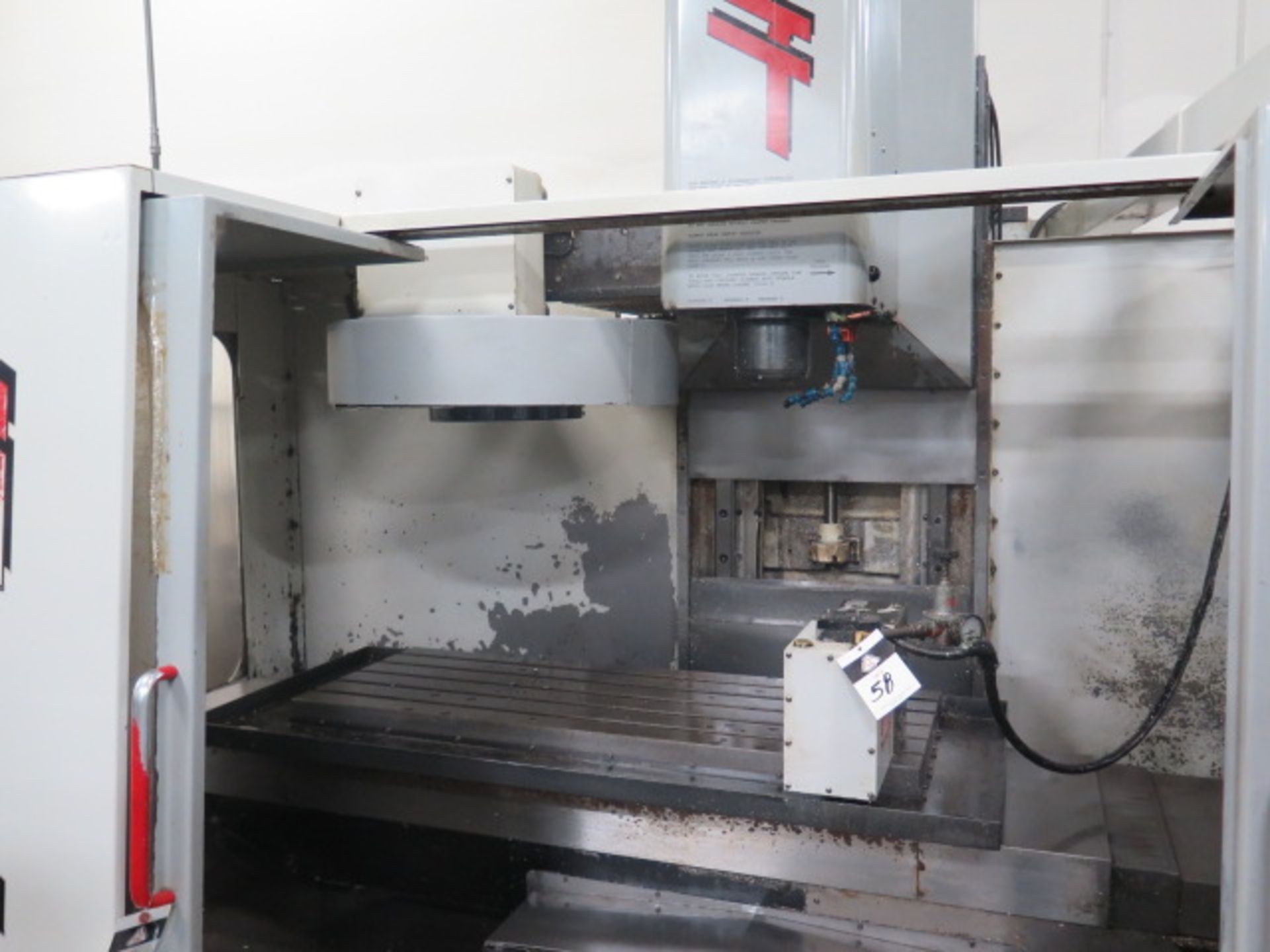 1999 Haas VF-3 4-Axis CNC VMC s/n 17438 w/ Haas Controls, 20-Station ATC, 7500 RPM, SOLD AS IS - Image 7 of 15