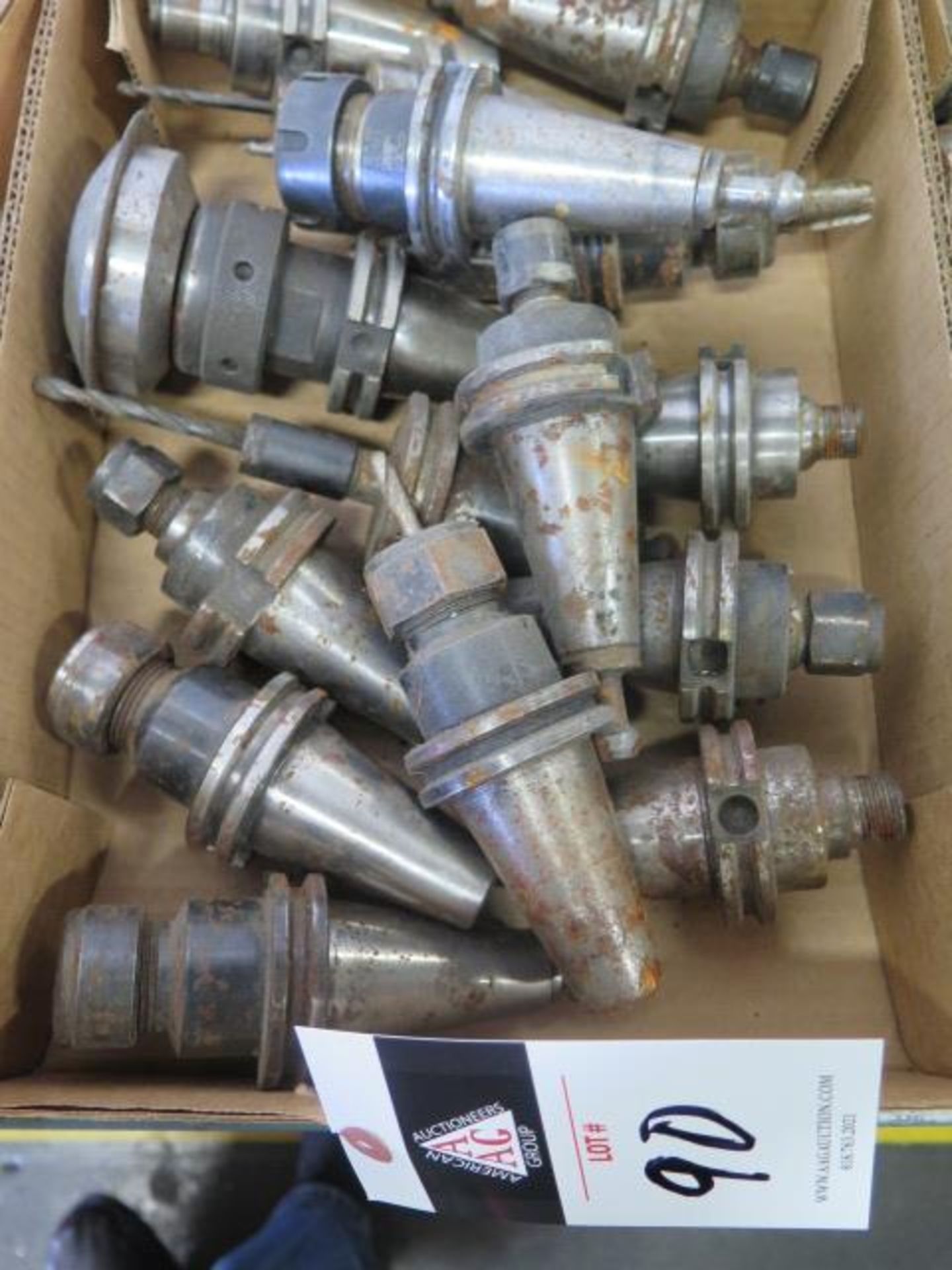 CAT-40 Taper Tooling (RUSTY) (15) (SOLD AS-IS - NO WARRANTY)