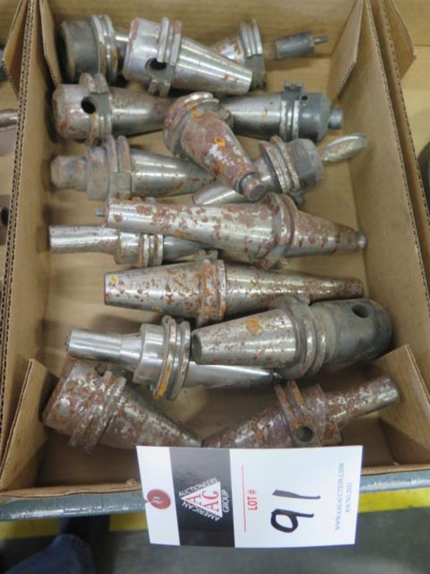 CAT-40 Taper Tooling (RUSTY) (15) (SOLD AS-IS - NO WARRANTY)