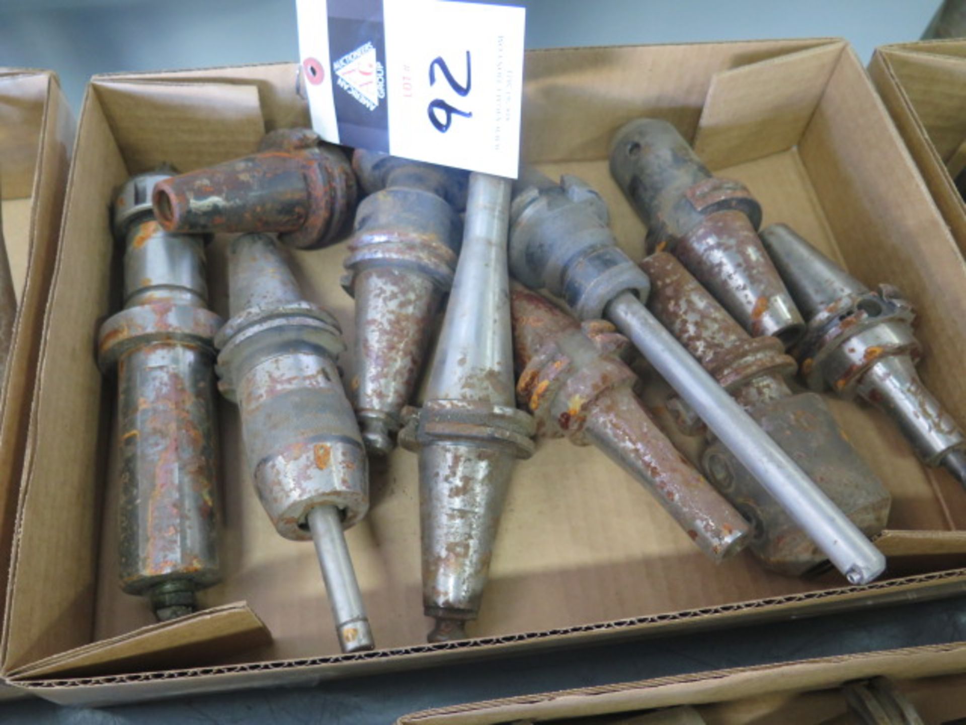 CAT-40 Taper Tooling (RUSTY) (10) (SOLD AS-IS - NO WARRANTY)