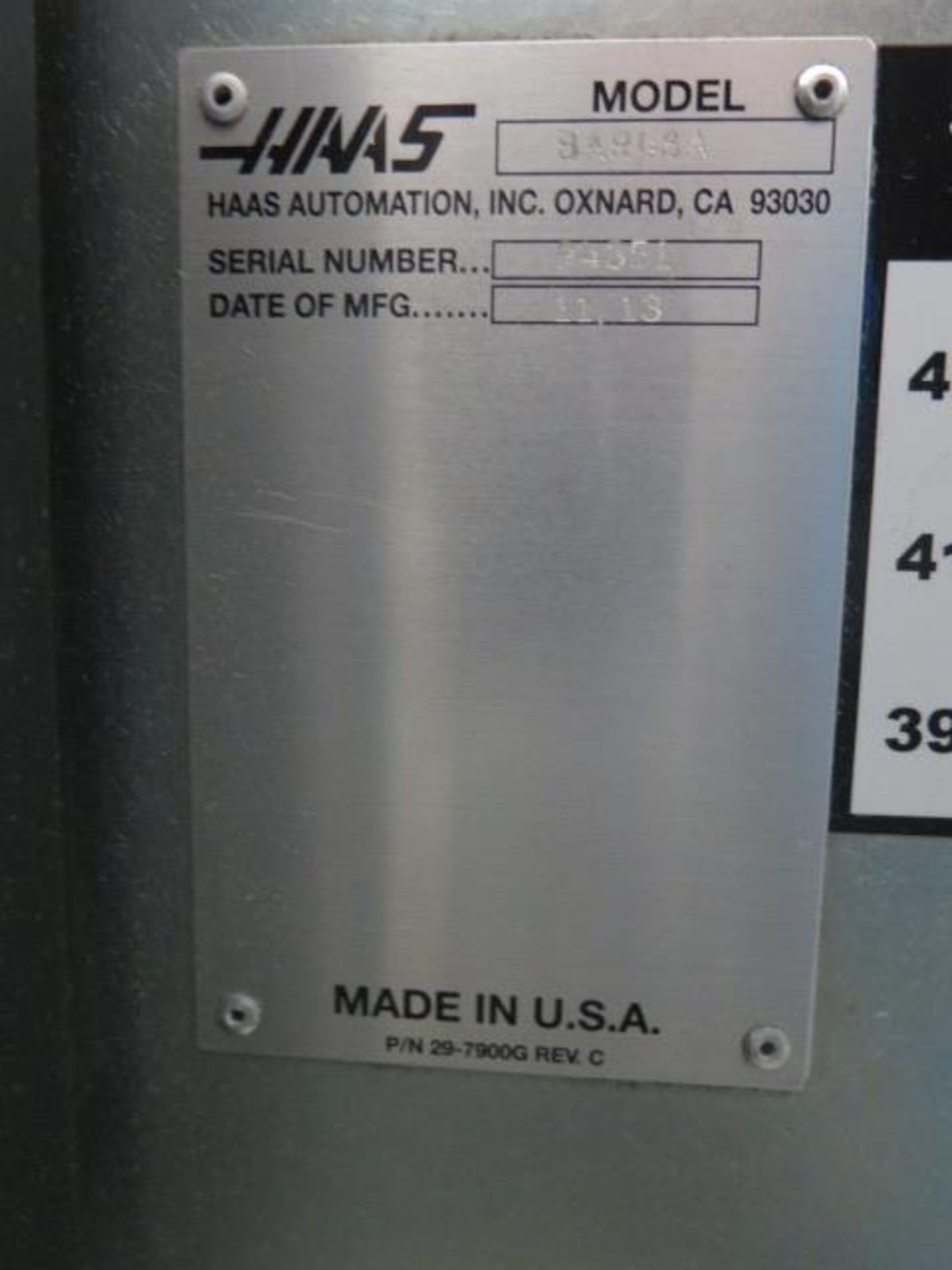 Haas Servo Bar 300 Automatic Bar Loader / Feeder s/n 94351 (SOLD AS-IS - NO WARRANTY) - Image 9 of 9