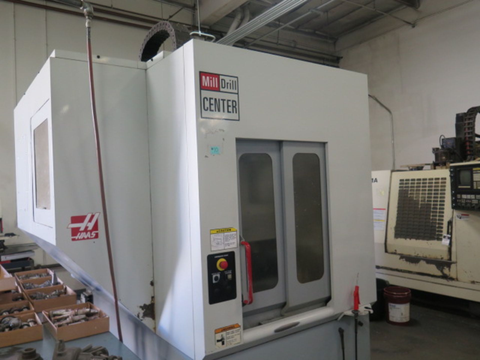 2003 Haas MDC-1 Dual Pallet CNC Milling / Drilling Center s/n 32186 w/ Haas Controls, SOLD AS IS - Image 3 of 12