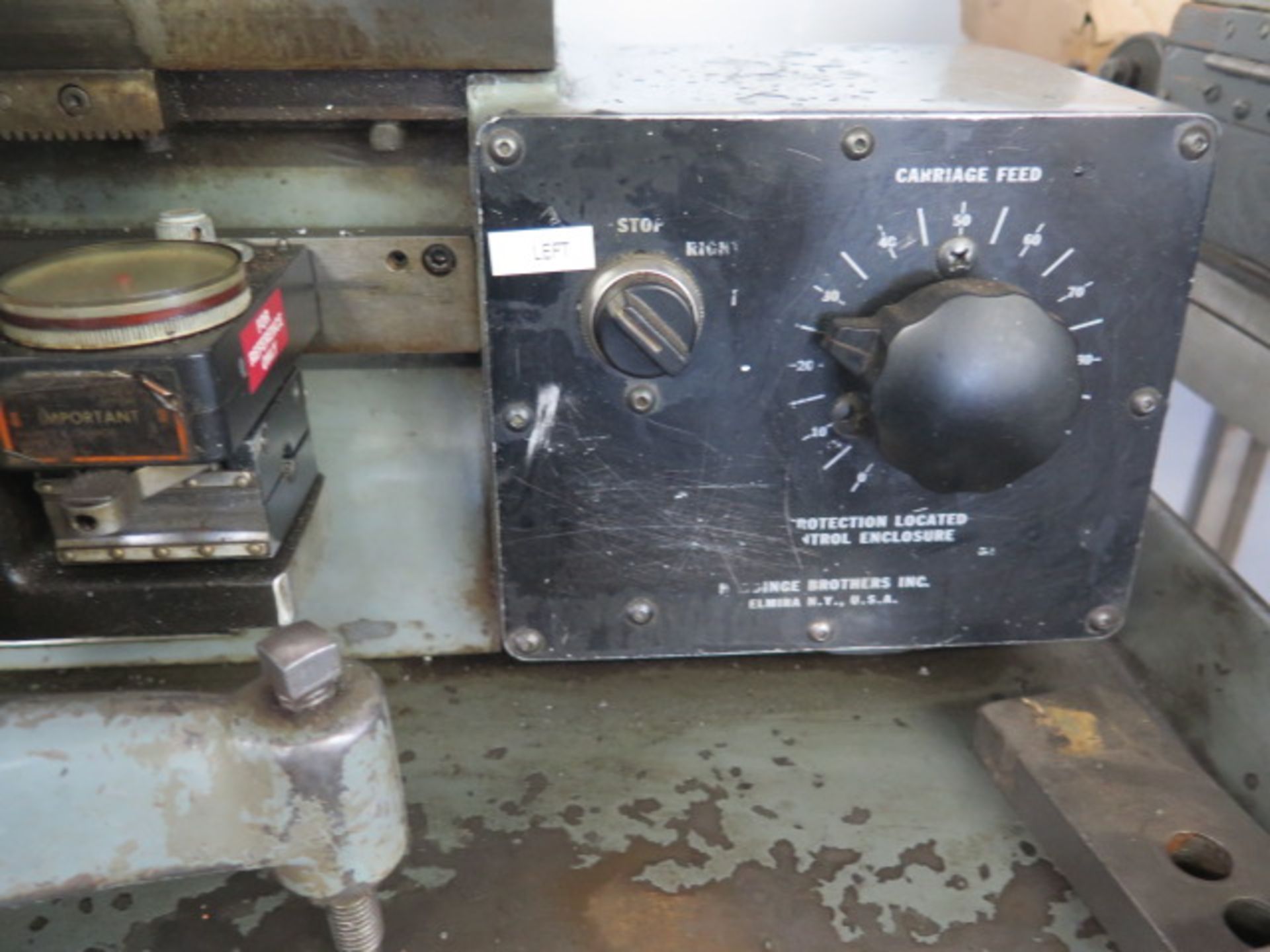 Hardinge HC Hand Chucker s/n HC-1668-E w/ 125-3000 RPM, Threading Attachment, 8-Station, SOLD AS IS - Image 10 of 11