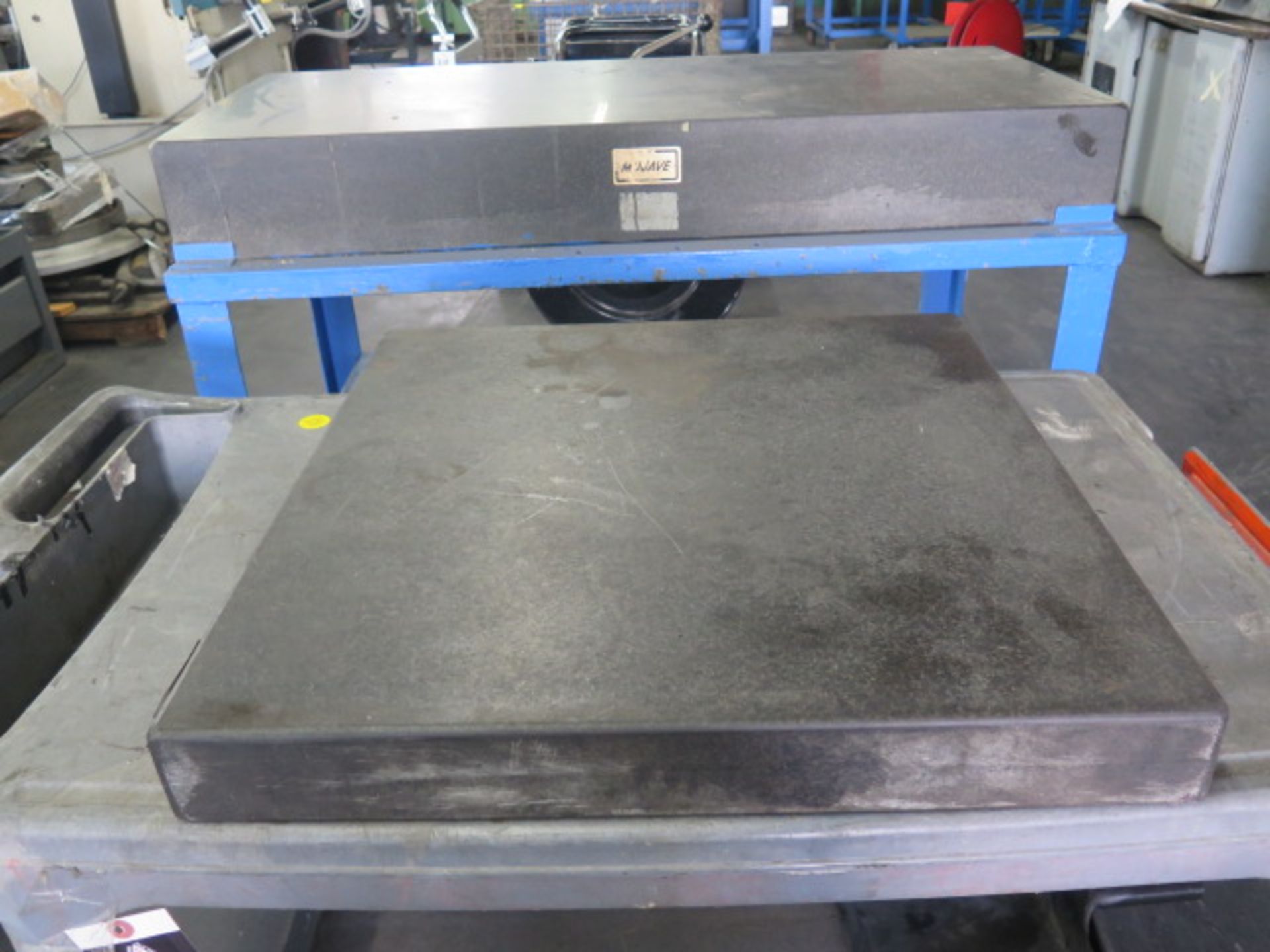 Ace 24" x 24" x 3" Granite Surface Plate w/ Cart (SOLD AS-IS - NO WARRANTY)