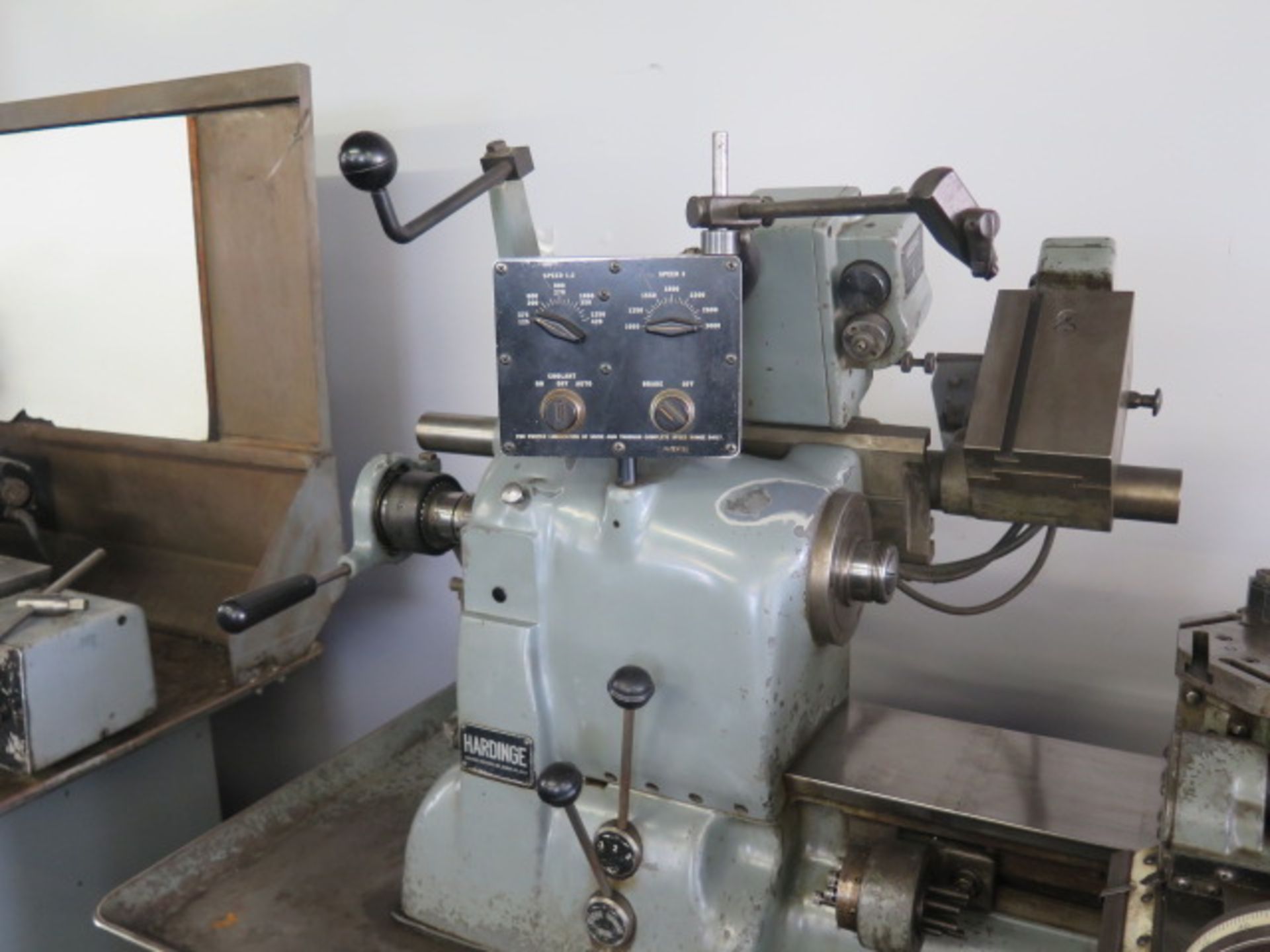 Hardinge HC Hand Chucker s/n HC-1668-E w/ 125-3000 RPM, Threading Attachment, 8-Station, SOLD AS IS - Image 4 of 11