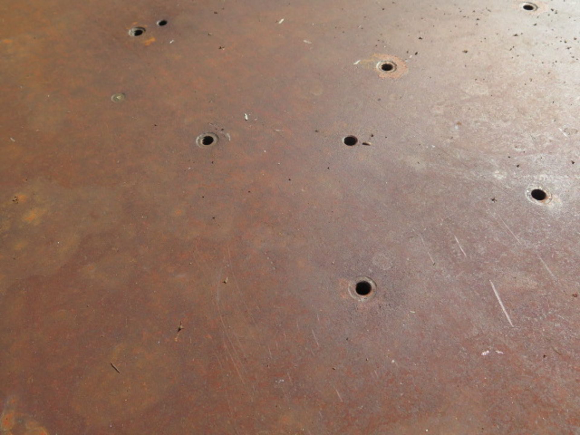 48" x 96" Steel Fabrication Table (SOLD AS-IS - NO WARRANTY) - Image 4 of 5