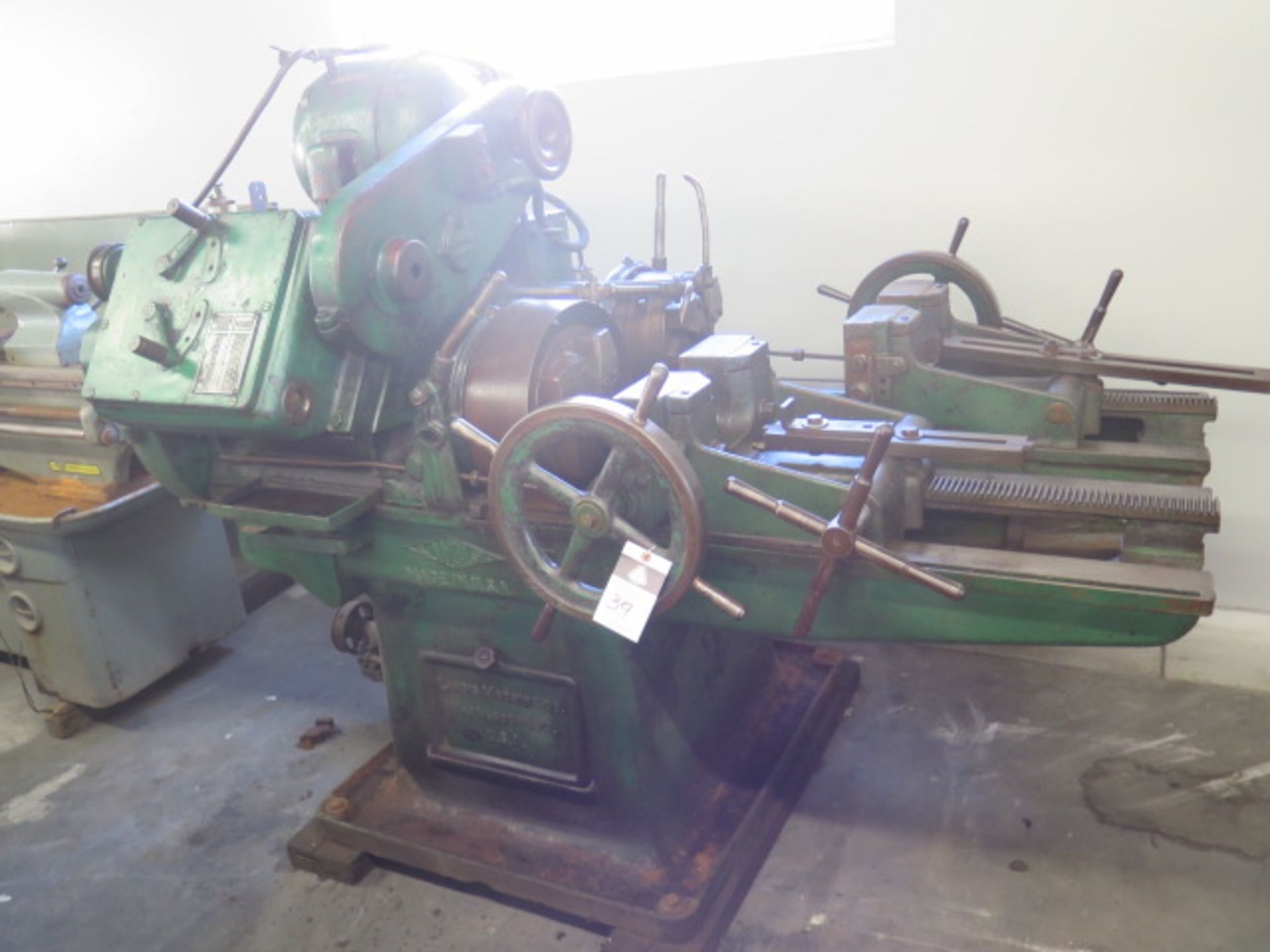 Landis 2-Head Automatic Threading Machine w/ 30-163 RPM, 10” Threading Die Heads SOLD AS-IS