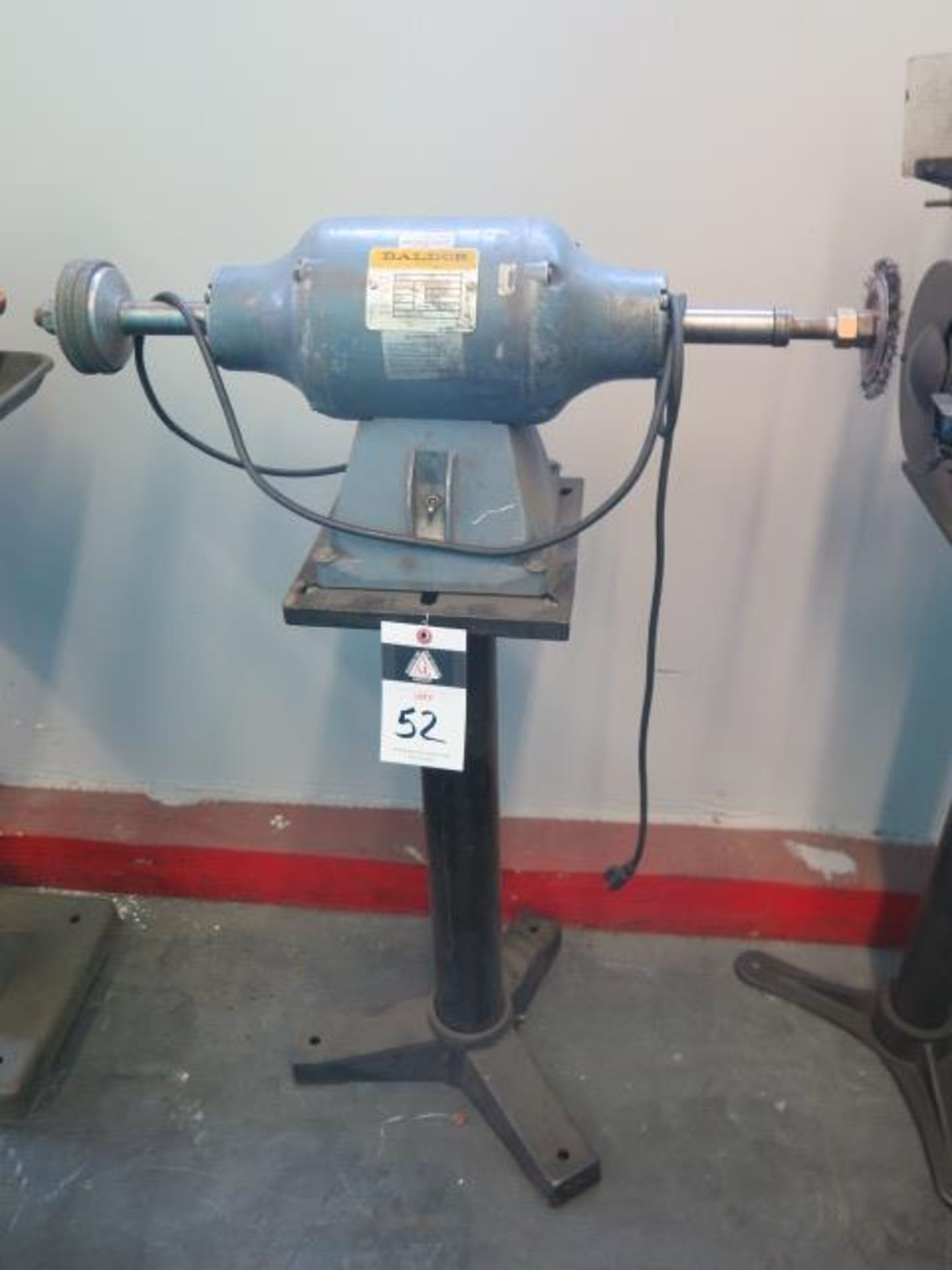 Baldor 3/4Hp Pedestal Buffer (SOLD AS-IS - NO WARRANTY)