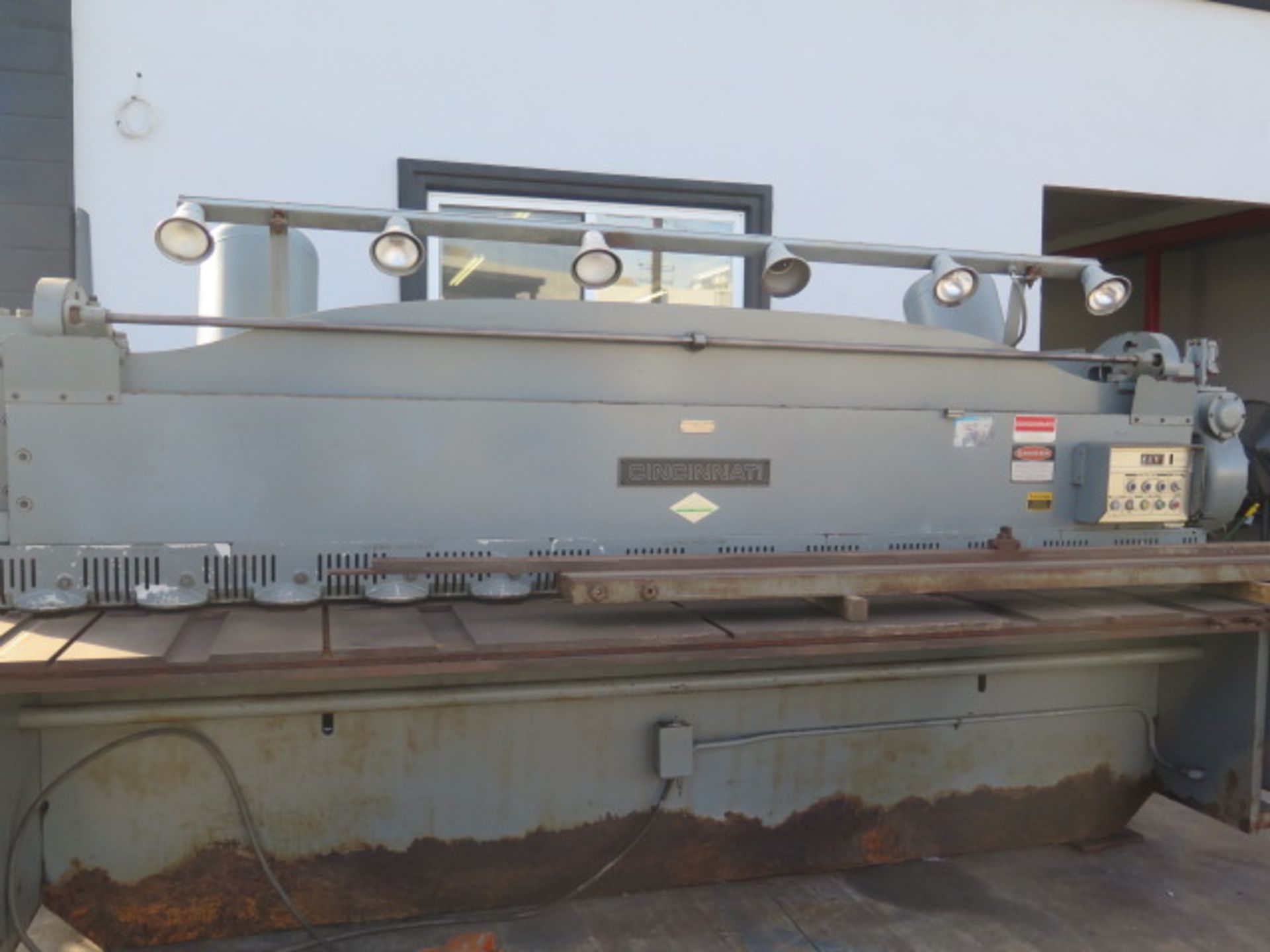 Cincinnati 1812 1/4" x 12' Cap Power Shear s/n 40493 w/ Cinc Controls and Back Gauging, SOLD AS IS