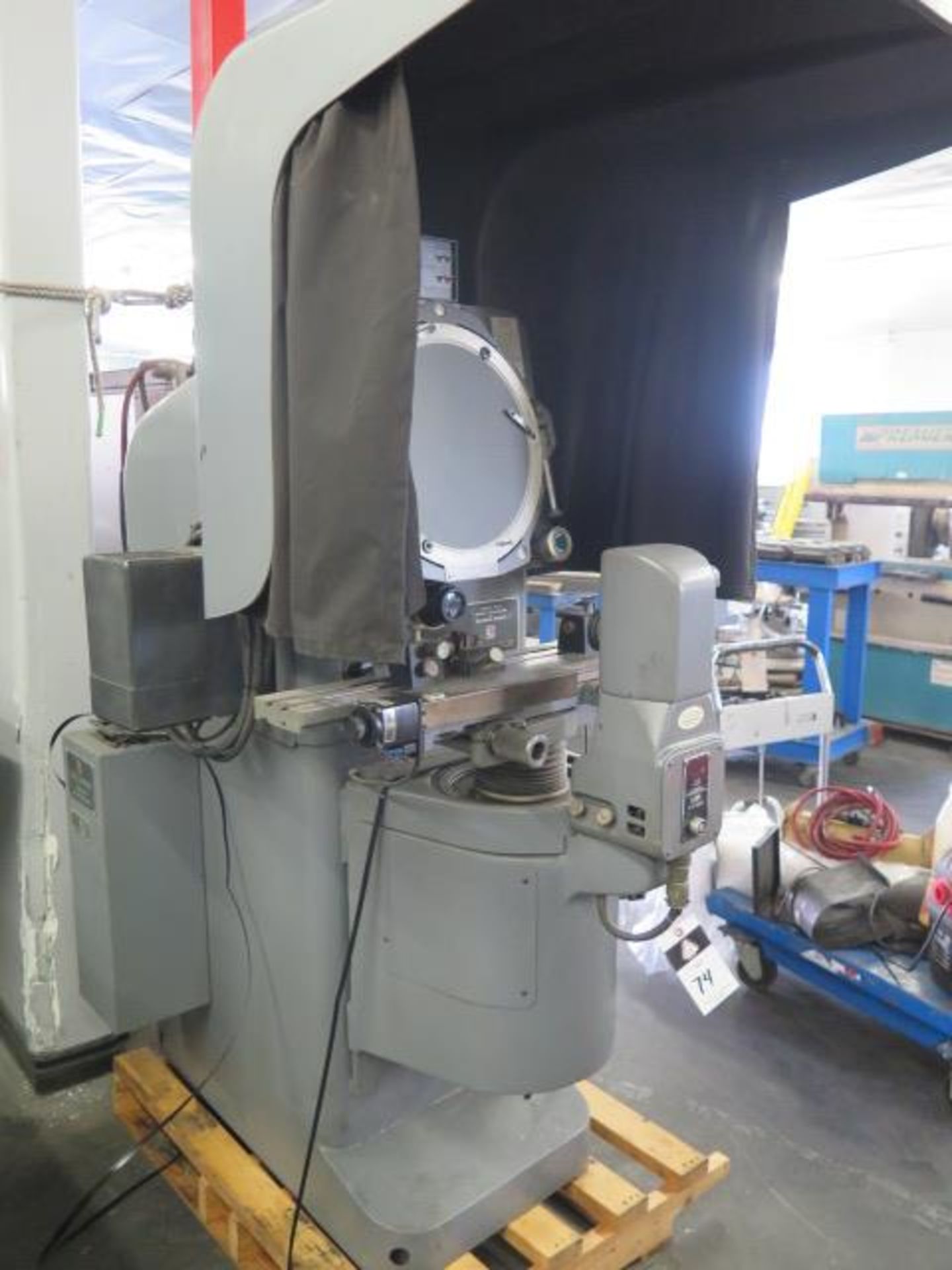 J & L PC-14 14" Floor Model Optical Comparator w/ Acu-Rite Quickcount DRO, SOLD AS-IS - NO - Image 2 of 10