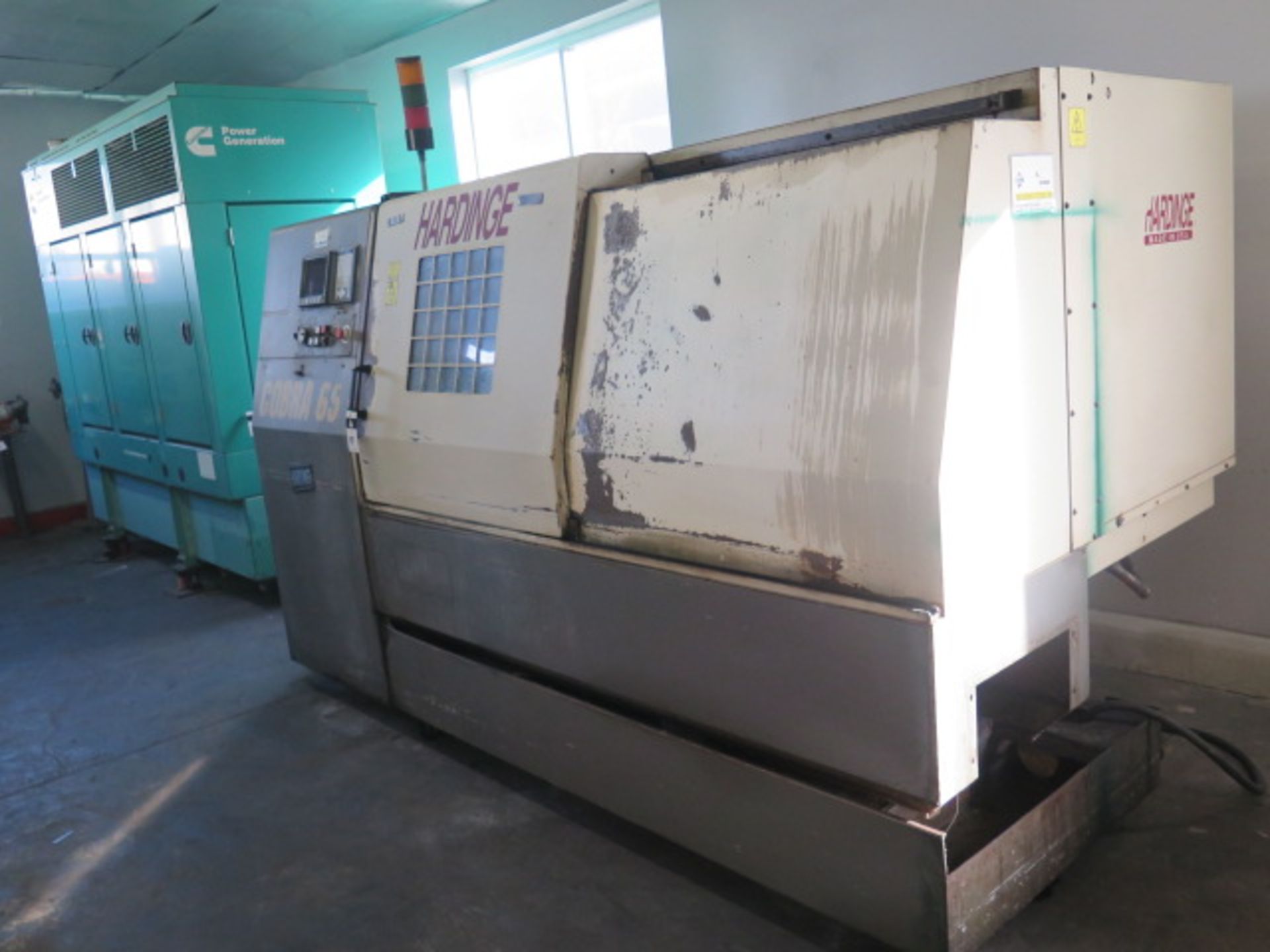 Hardinge Cobra 65 CNC Turning Center s/n C65-116 w/ Fanuc 21-T Controls,12-Station Turret,SOLD AS IS - Image 2 of 16