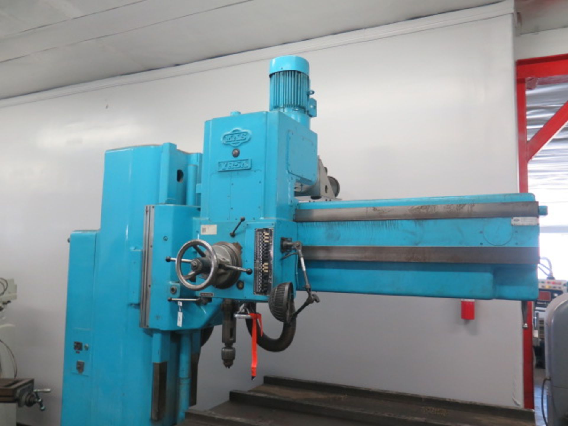 MAS mdl. VR5A 48” Radial Arm Drill, w/ 28-2500 Push Button RPM, Power Feeds, 60” x 72”, SOLD AS IS - Image 3 of 12