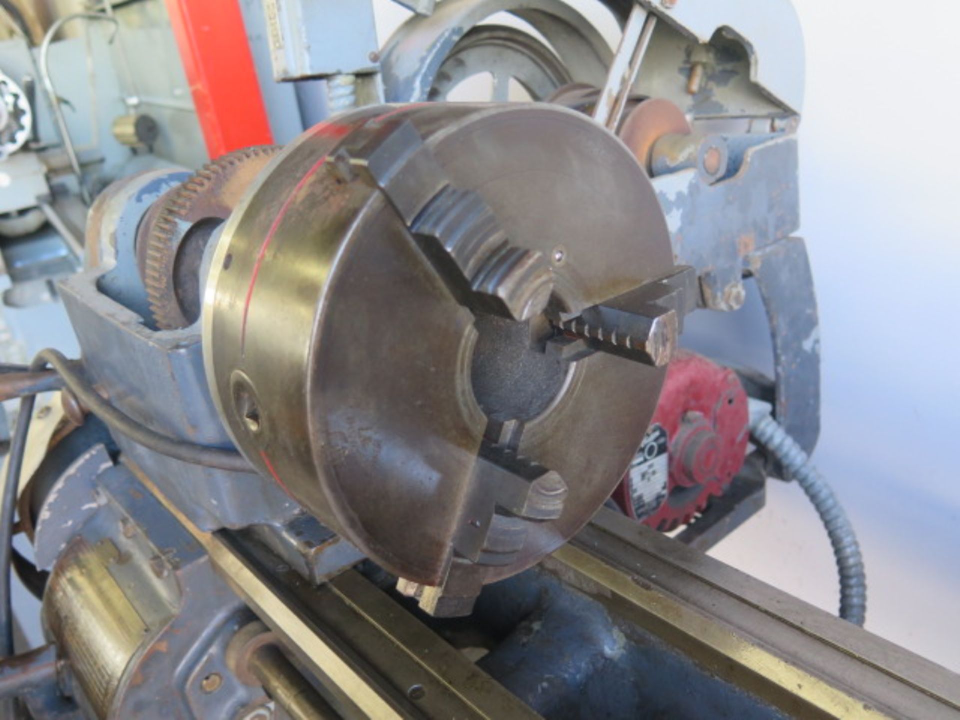 Logan mdl. 922 11” x 30” Lathe w/ 3-Speeds, Inch Threading, Tailstock, 8” 3-Jaw Chuck (SOLD AS- - Image 3 of 6