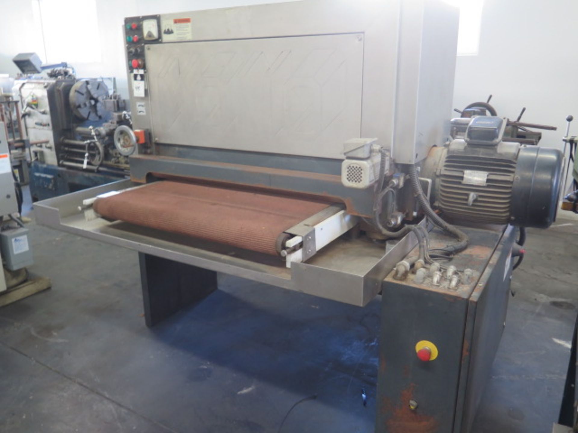 2005 Timesavers mdl. 2111-13-036” Wet Belt Grainer, w/ Stainless Steel Body, 36” Belt, SOLD AS IS - Image 3 of 7