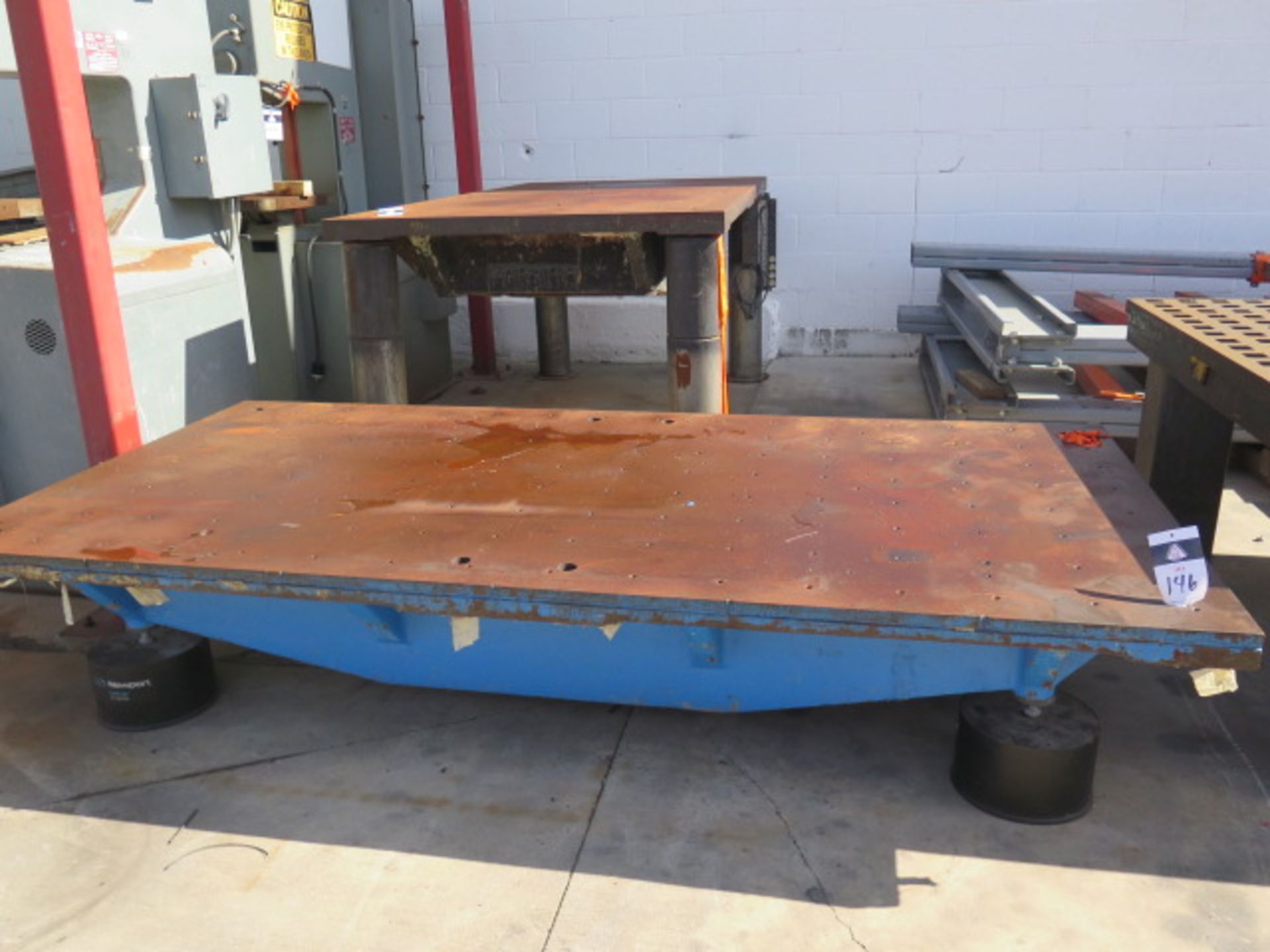 48" x 96" Steel Fabrication Table (SOLD AS-IS - NO WARRANTY)