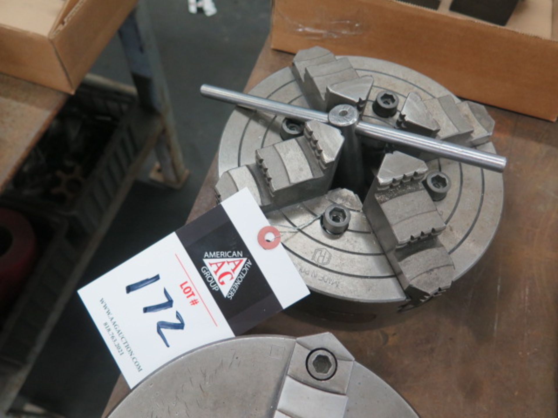 8" 4-Jaw Chuck (SOLD AS-IS - NO WARRANTY)