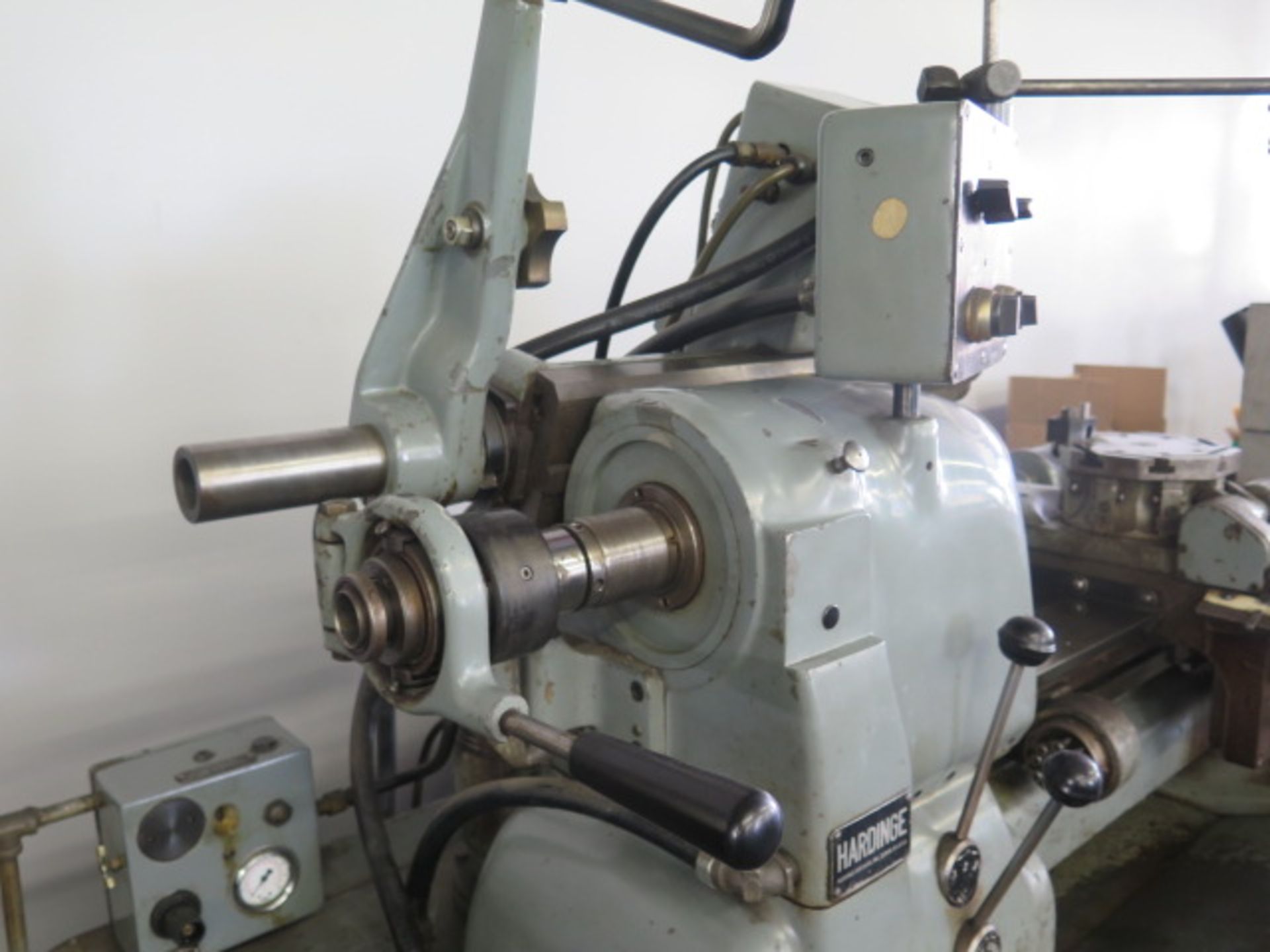 Hardinge HC Hand Chucker s/n HC-1668-E w/ 125-3000 RPM, Threading Attachment, 8-Station, SOLD AS IS - Image 6 of 11