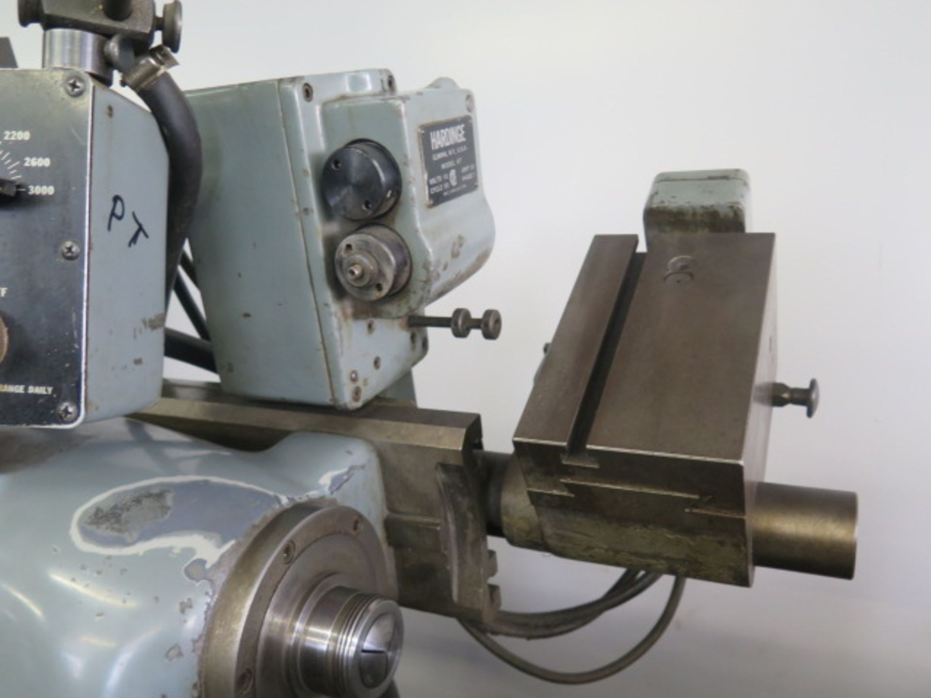 Hardinge HC Hand Chucker s/n HC-1668-E w/ 125-3000 RPM, Threading Attachment, 8-Station, SOLD AS IS - Image 5 of 11