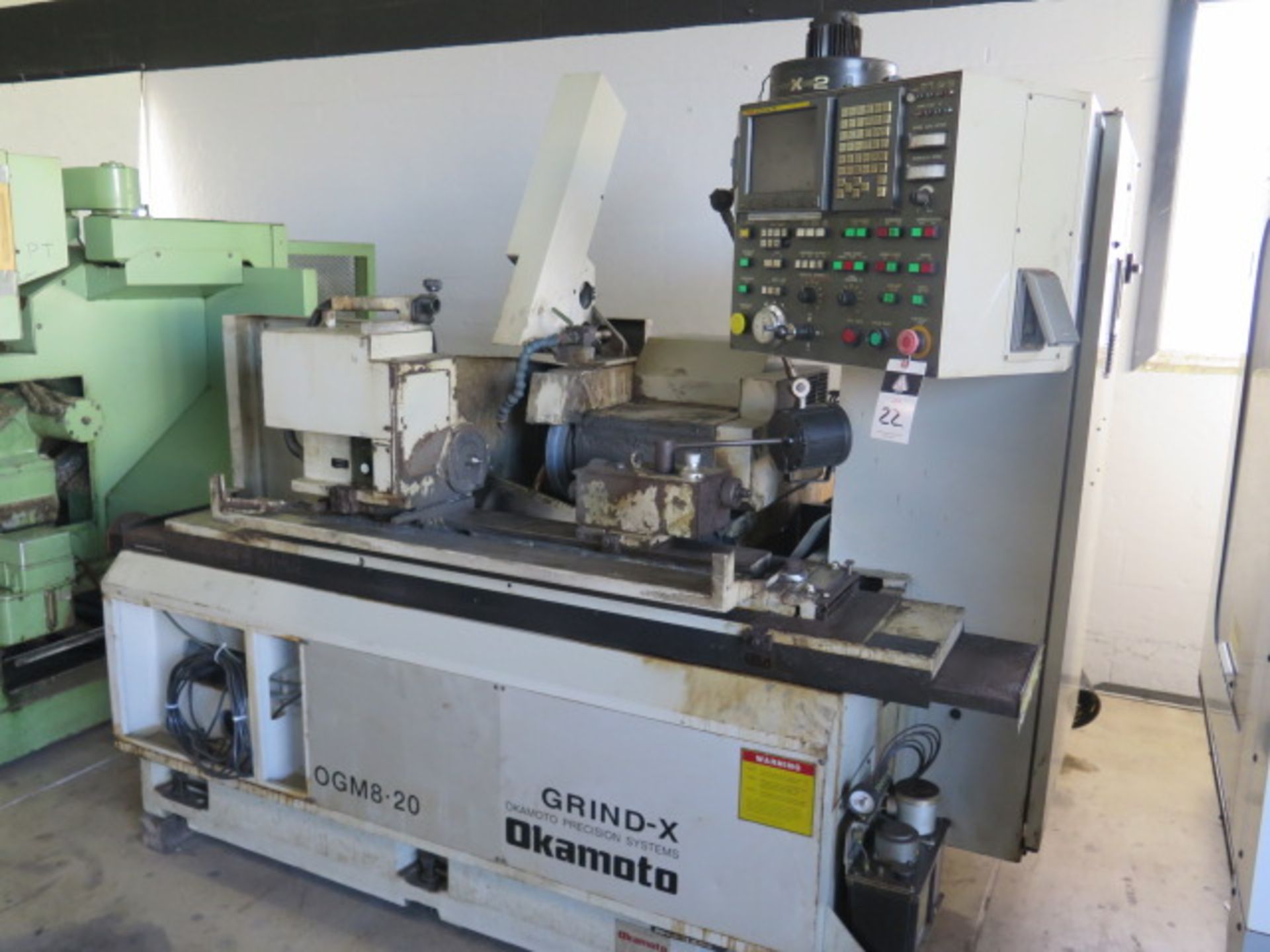 Okamoto “Grind-X” OGM-8-20 UNCB 8” x 20” CNC Grinder s/n 26015 w/ Fanuc Series 21i-TB, SOLD AS IS - Image 2 of 12