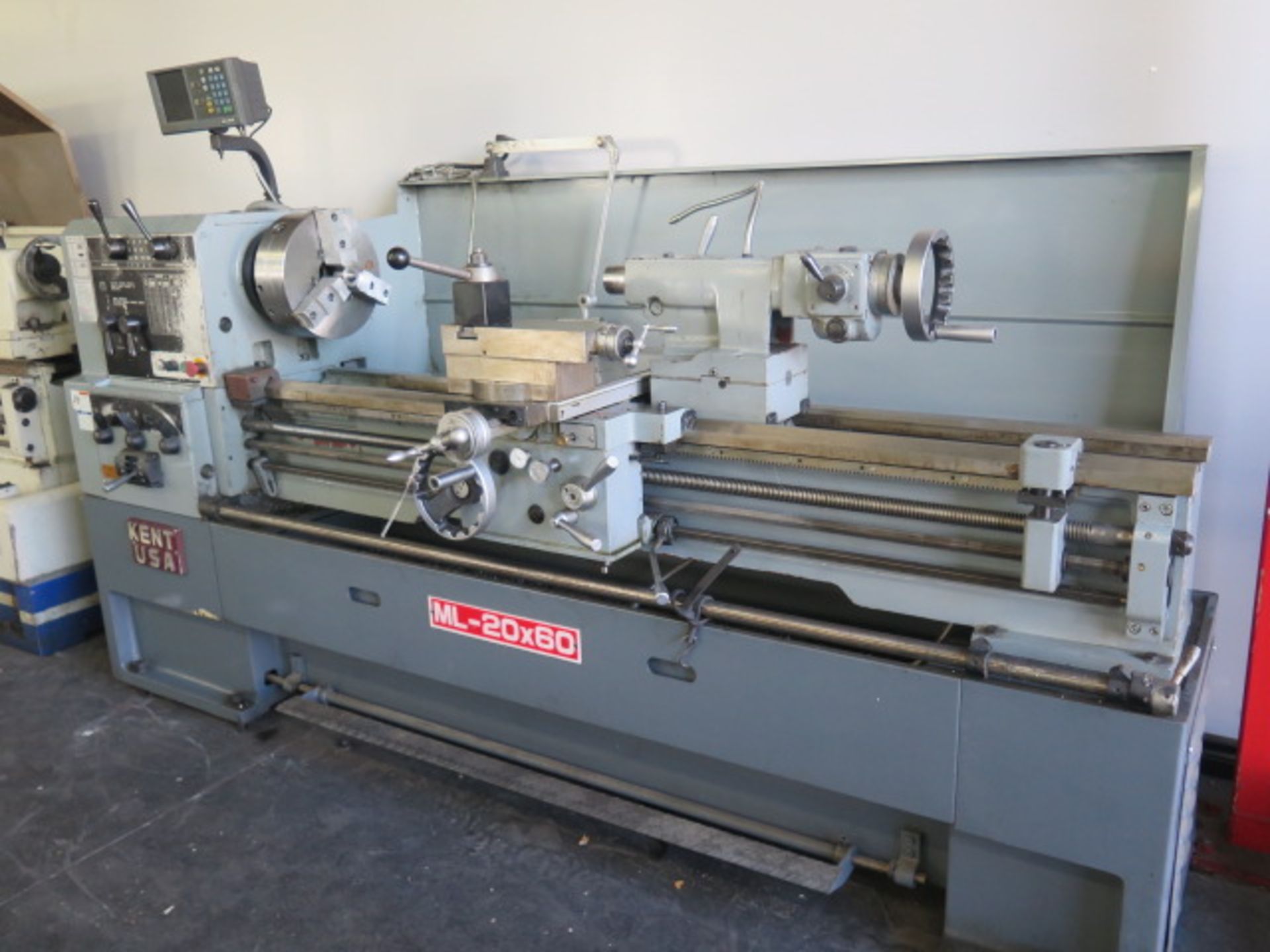 Kent ML-20x60 20” x 60” Geared Head Gap Bed Lathe w/ Acu-Rite Prog DRO, 36-1800 RPM, SOLD AS IS - Image 3 of 17