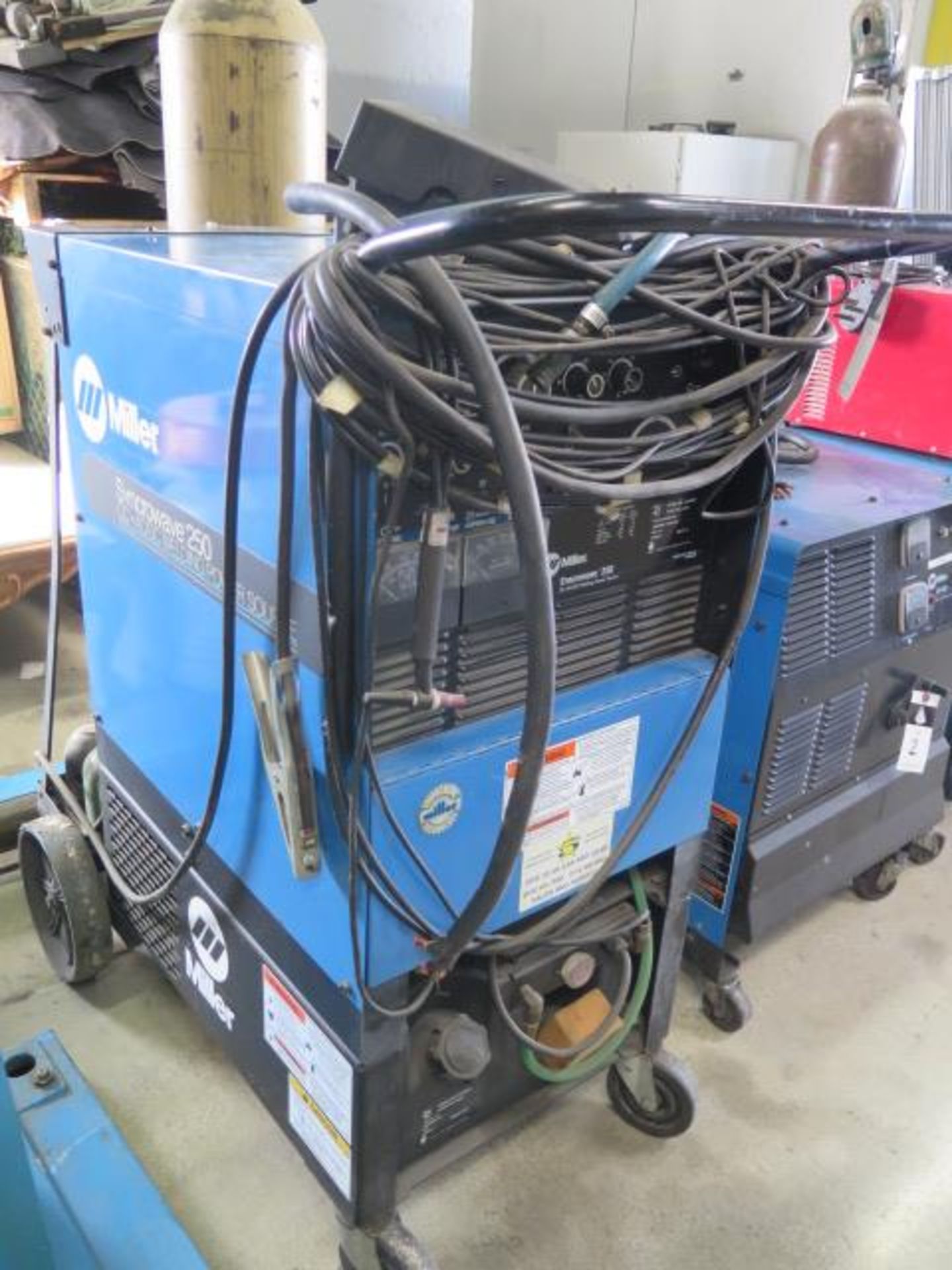 Miller Syncrowave 250 CC-AC/DC Arc Welding Power Source w/ Tank (SOLD AS-IS - NO WARRANTY) - Image 2 of 8