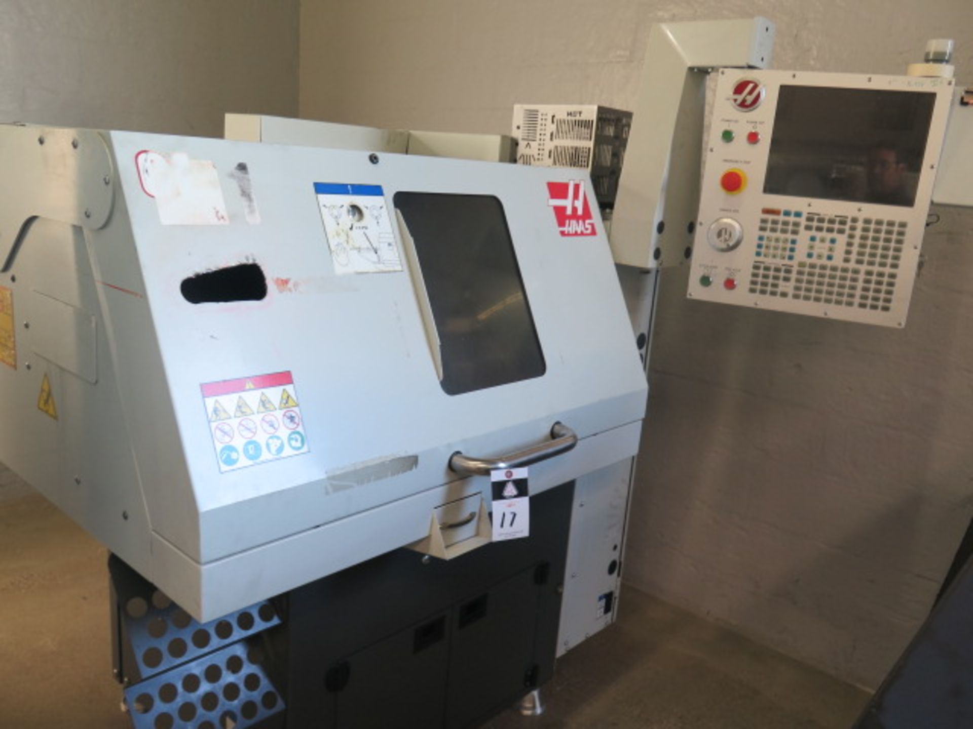 2018 Haas CL-1 CNC Chucker Office Lathe s/n 3110038 w/Haas Controls, 8-Station, 5C Collet,SOLD AS IS