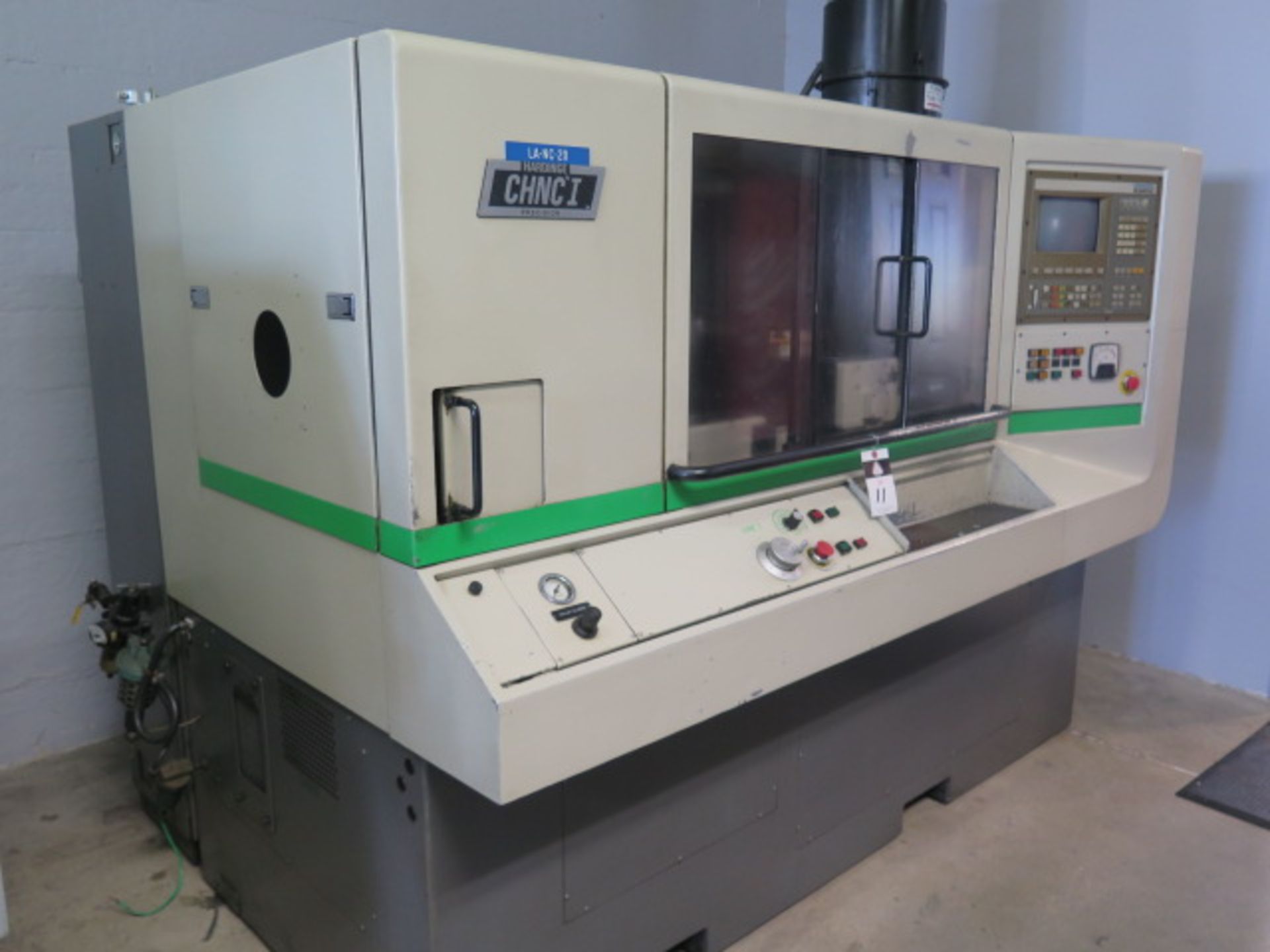 Hardinge CHNC I CNC Chucker s/n CN-2541-S w/ General Numeric Siemens Controls, 8-Station, SOLD AS IS - Image 3 of 14