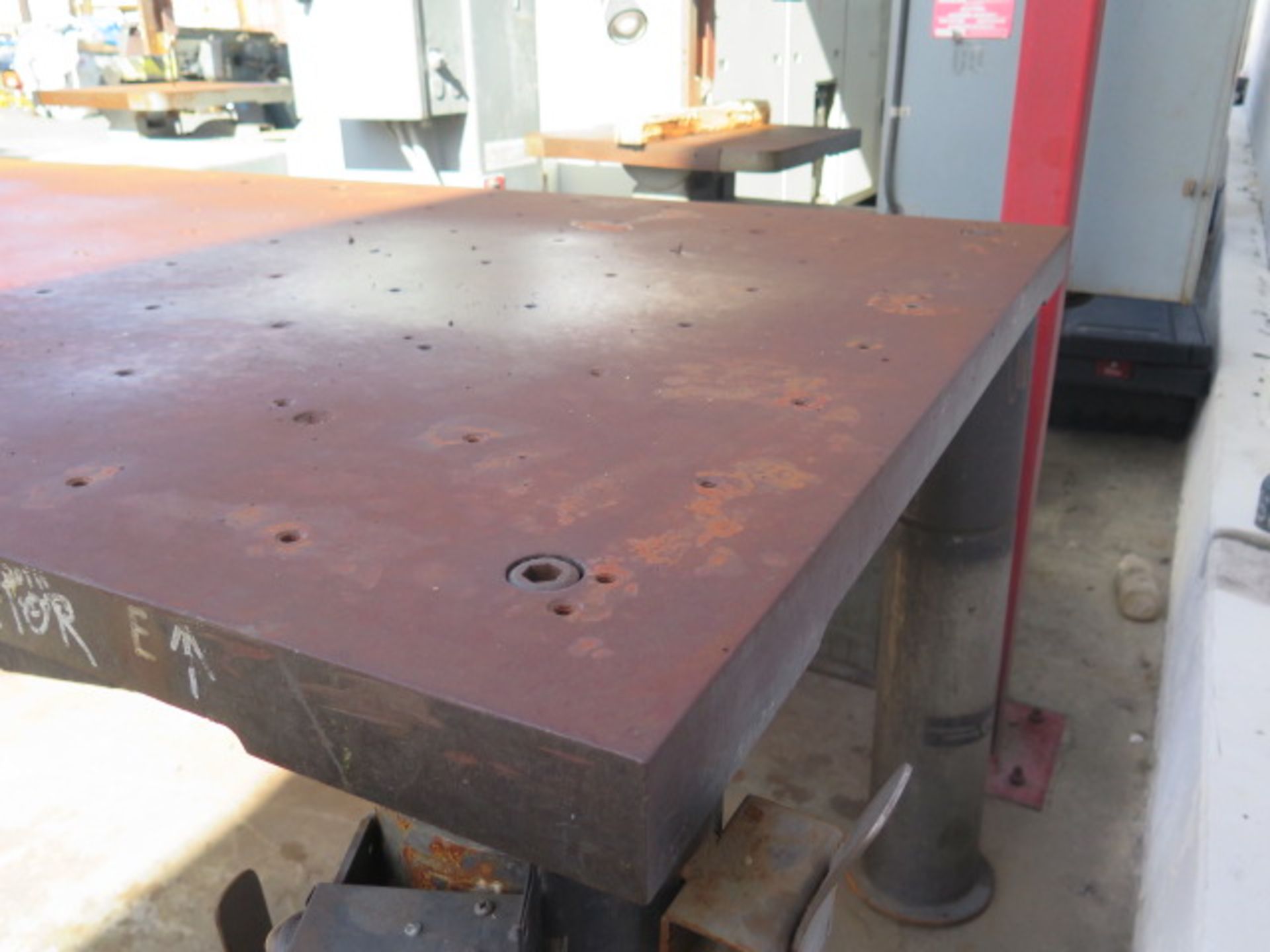 48" x 96" Steel Fabrication Table (SOLD AS-IS - NO WARRANTY) - Image 5 of 6