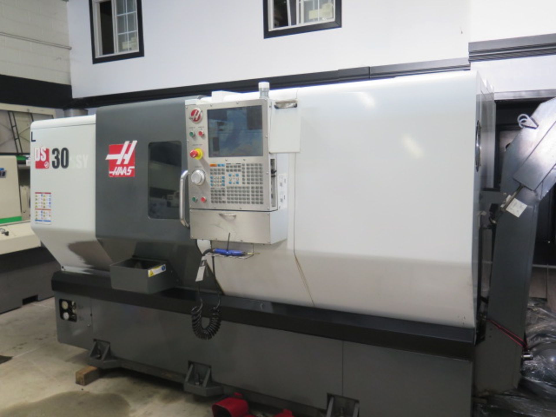 2013 Haas DS-30SSY Dual Spindle y-Axis CNC Turning Center s/n 3096422 w/ Haas Controls, SOLD AS IS - Image 2 of 17