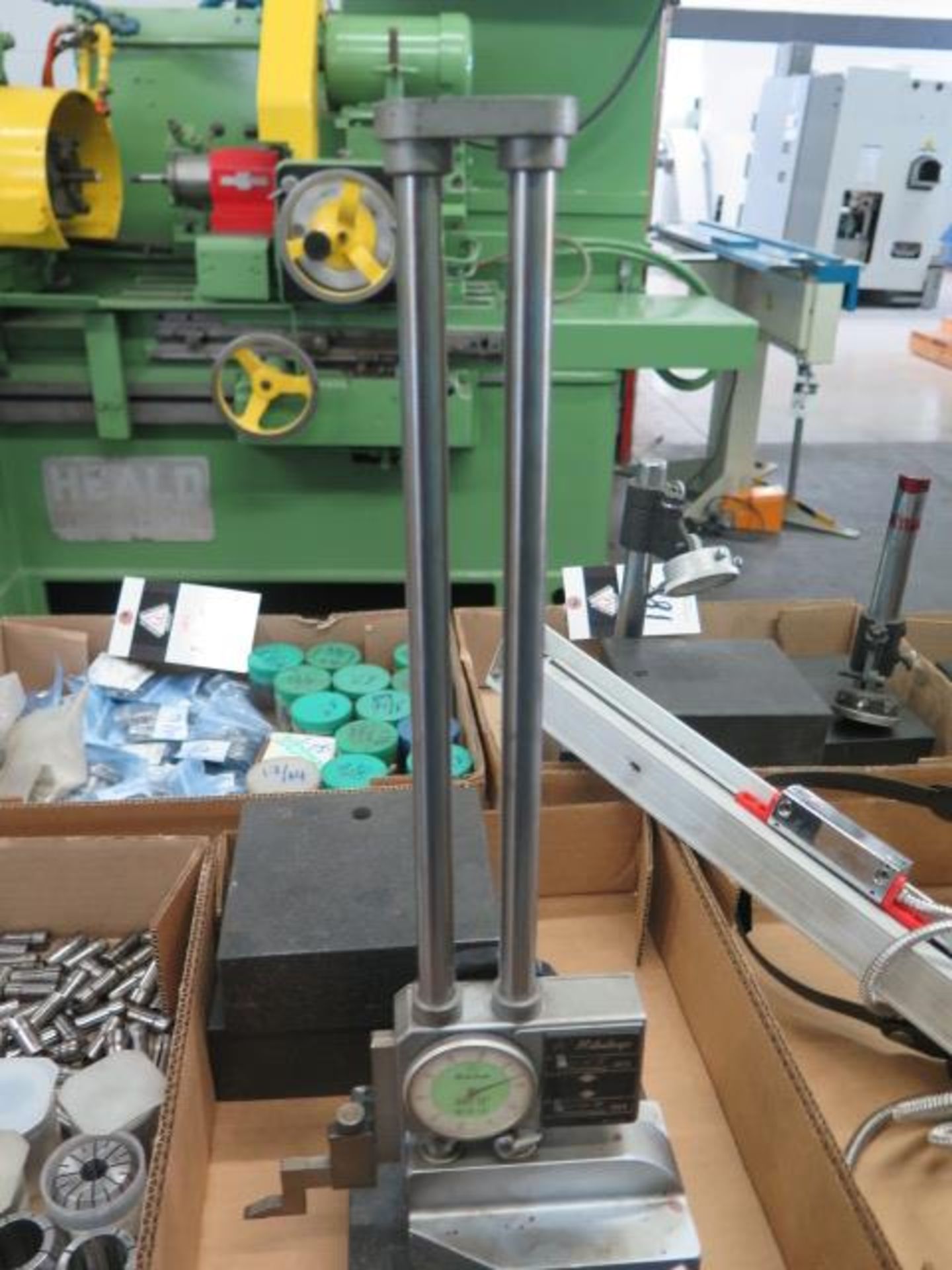 Mitutoyo 12" Dial Height Gage and (3) Granite Bases (SOLD AS-IS - NO WARRANTY) - Image 2 of 4