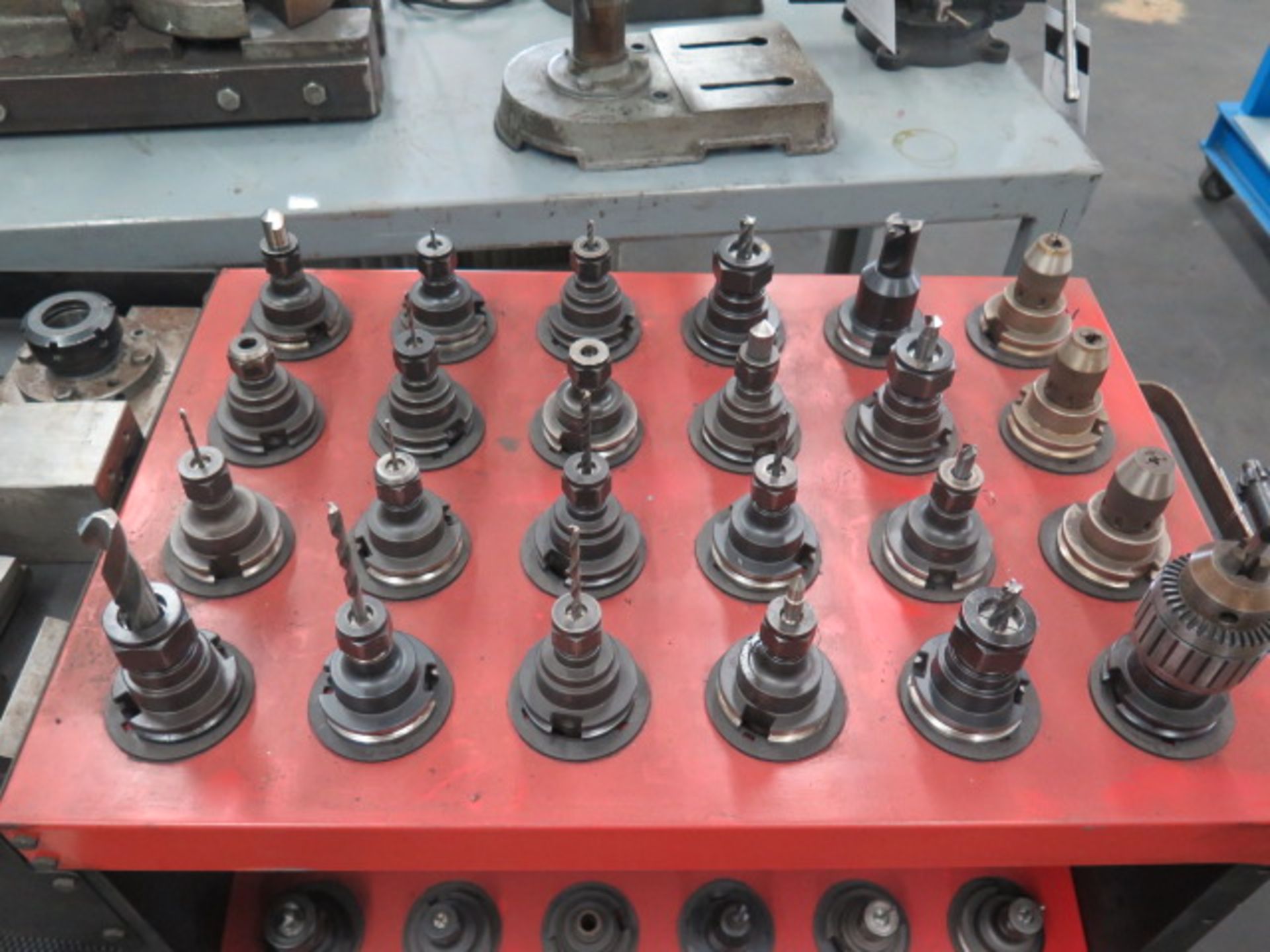 CAT-40 Taper Tooling (35) w/ Huot Toolscoot Tooling Cart (SOLD AS-IS - NO WARRANTY) - Image 3 of 8