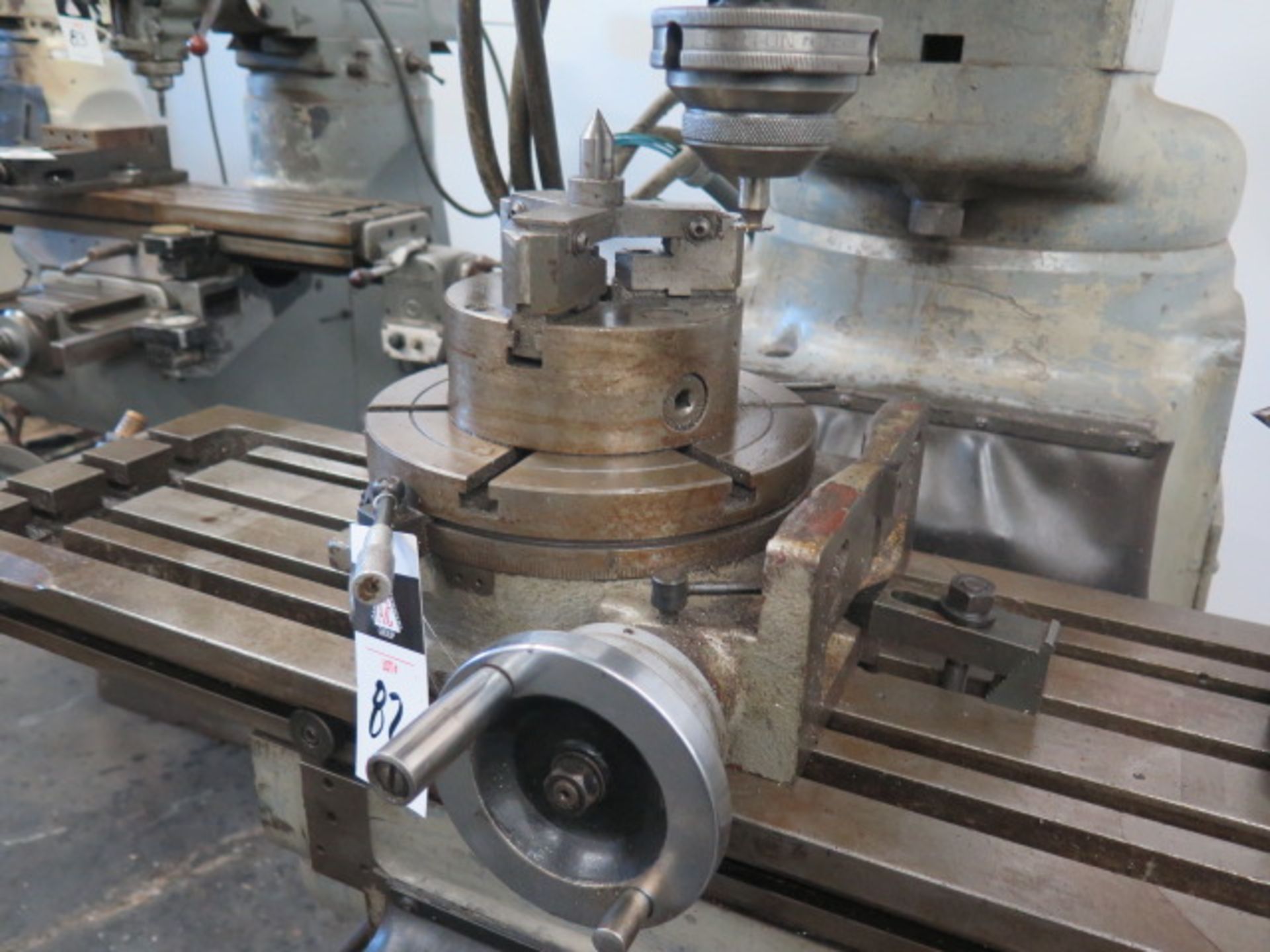 9" Rotary Table w/ 6" 3-Jaw Chuck and Mill Center (SOLD AS-IS - NO WARRANTY) - Image 3 of 6