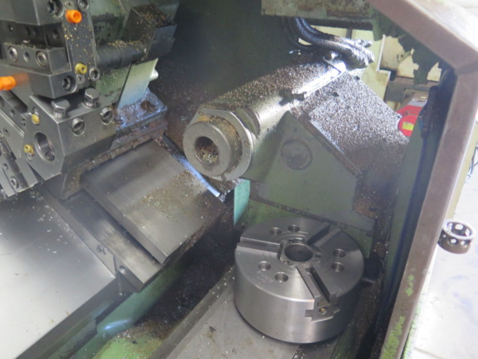 Okuma LB15 CNC Turning Center s/n 9282 w/ OSP5000 L-G Controls, 12-Station Turret, SOLD AS IS - Image 7 of 12